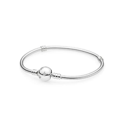 PANDORA Disney Mickey Mouse 925 Sterling Silver Charm Bracelet for Women - Elegant Jewelry Gift for Birthday, Anniversary & Special Occasions