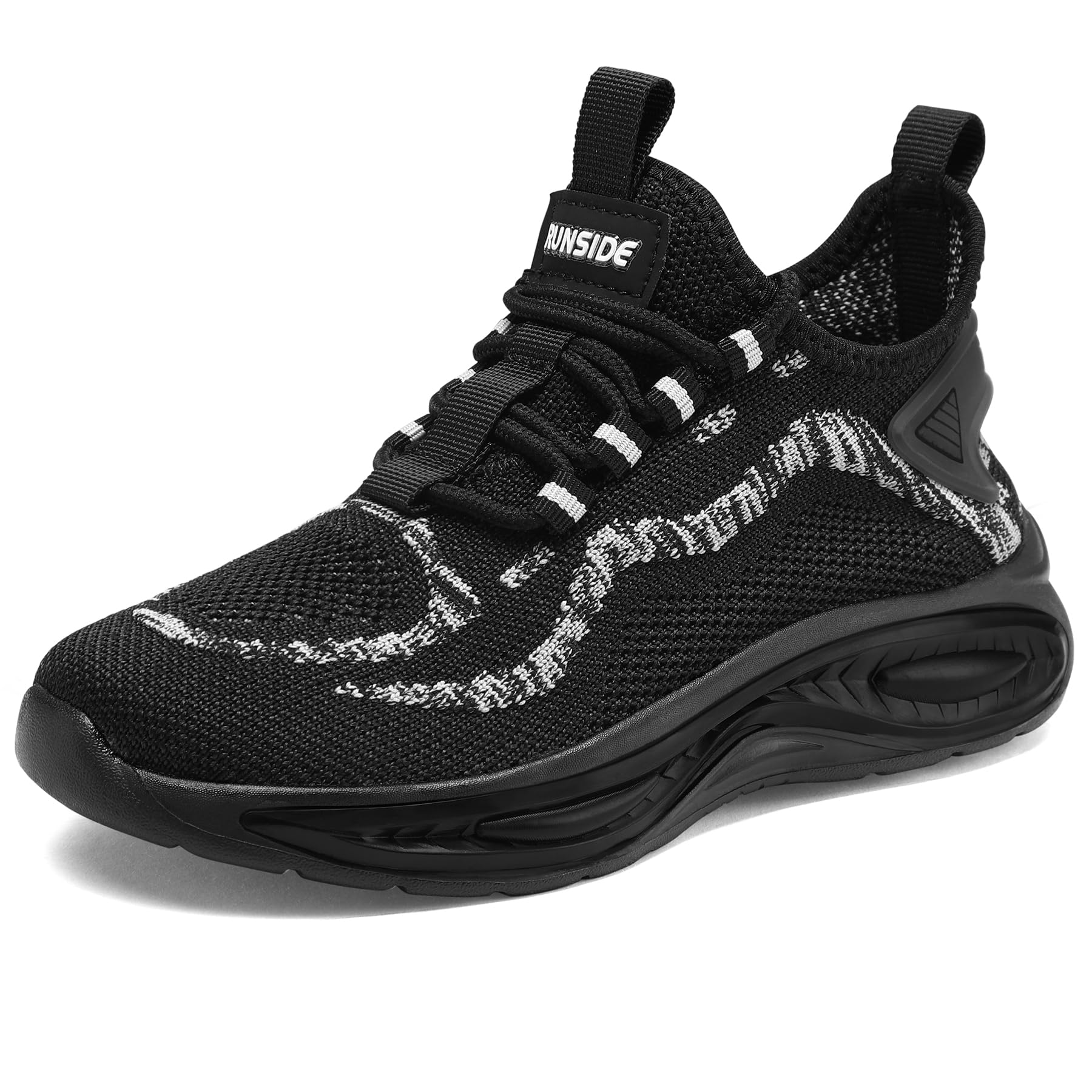 RUNSIDE Boys Girls Sneakers - Lightweight Breathable Lace Up Kids Tennis Shoes for Walking, Running & Gym - Comfortable Outdoor Sneakers for Little Kid Big Kid | Perfect for School, Playground & Daily Activities