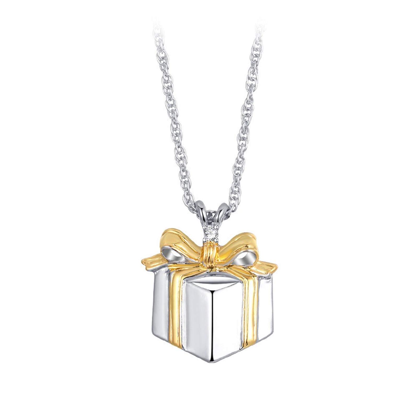 NSQFKALL Diamond Knot Pendant Necklace Gift Set - Elegant Purple Heart Necklace for Women, Holiday & Birthday Jewelry Gift Box | Perfect for Christmas, Valentine's Day & Anniversary Presents
