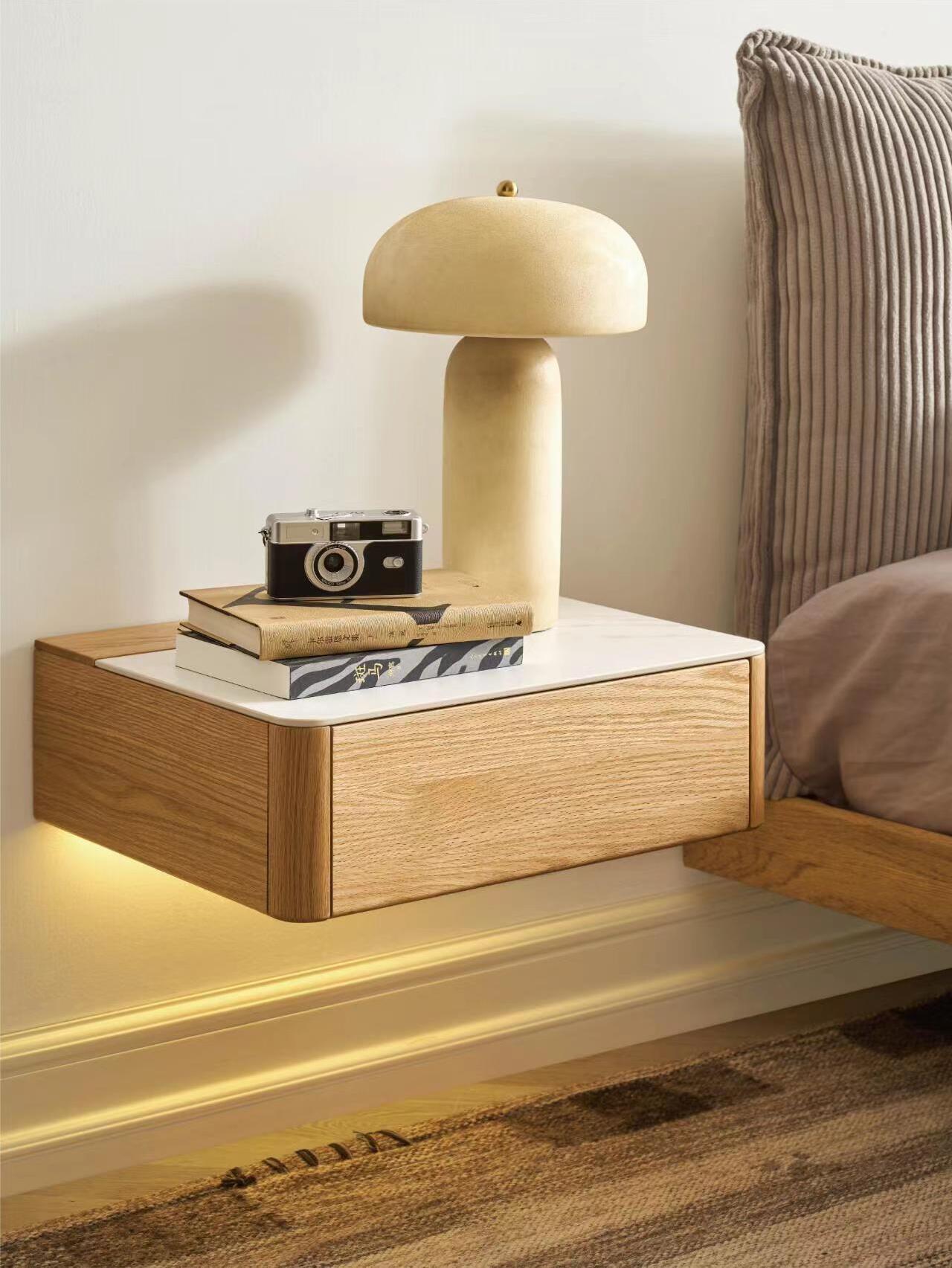 Fungi Glow Table Lamp - Modern Mushroom Night Light for Bedroom, Nursery & Living Room - Soft LED Ambient Lighting for Relaxation & Decor