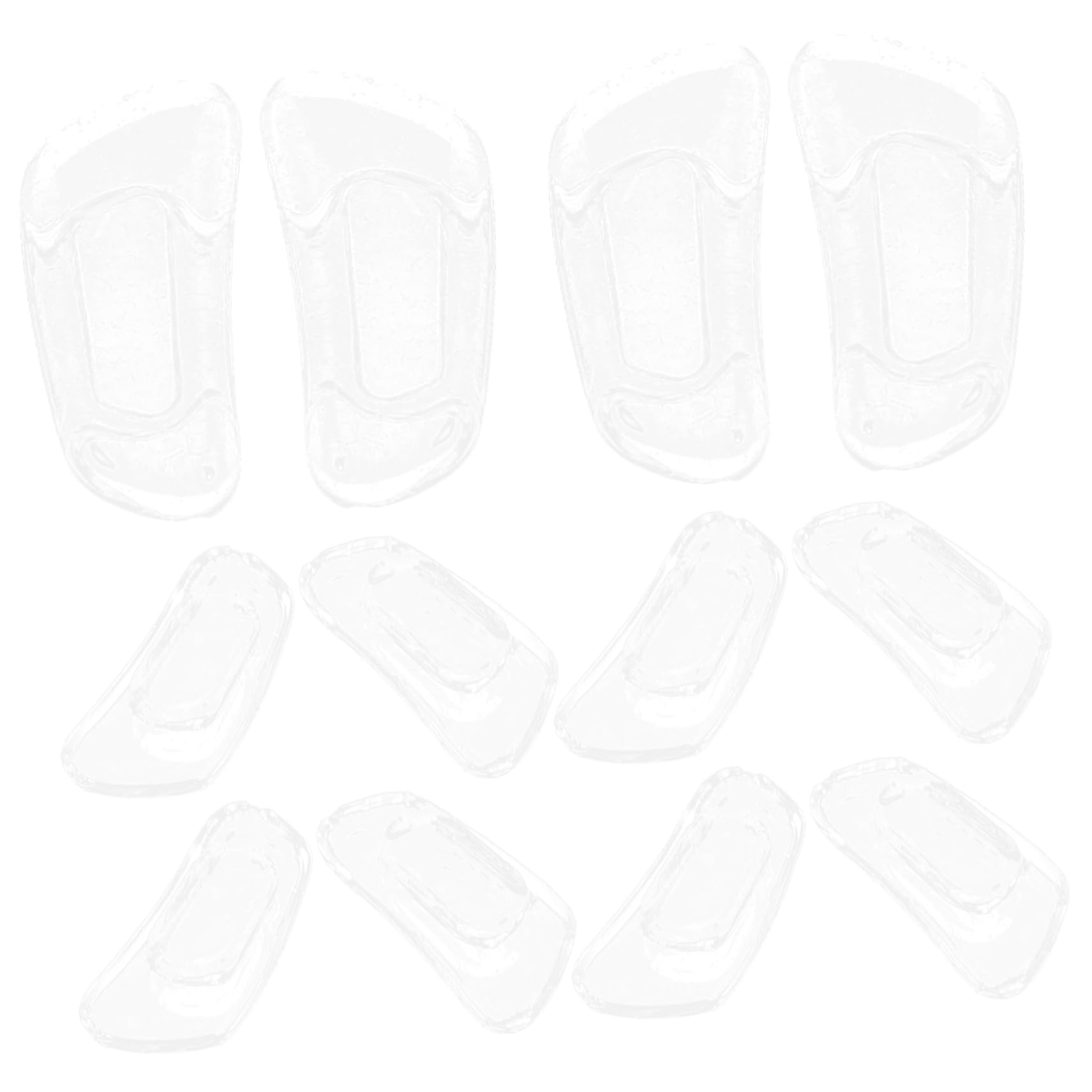 Healeved 6 Pairs Silicone Glasses Nose Pads - Replacement Nose Pads for Eyeglasses & Sunglasses - Soft Comfortable Anti-Slip Eyewear Accessories for All-Day Wear (Perfect for Reading, Working & Outdoor Activities)
