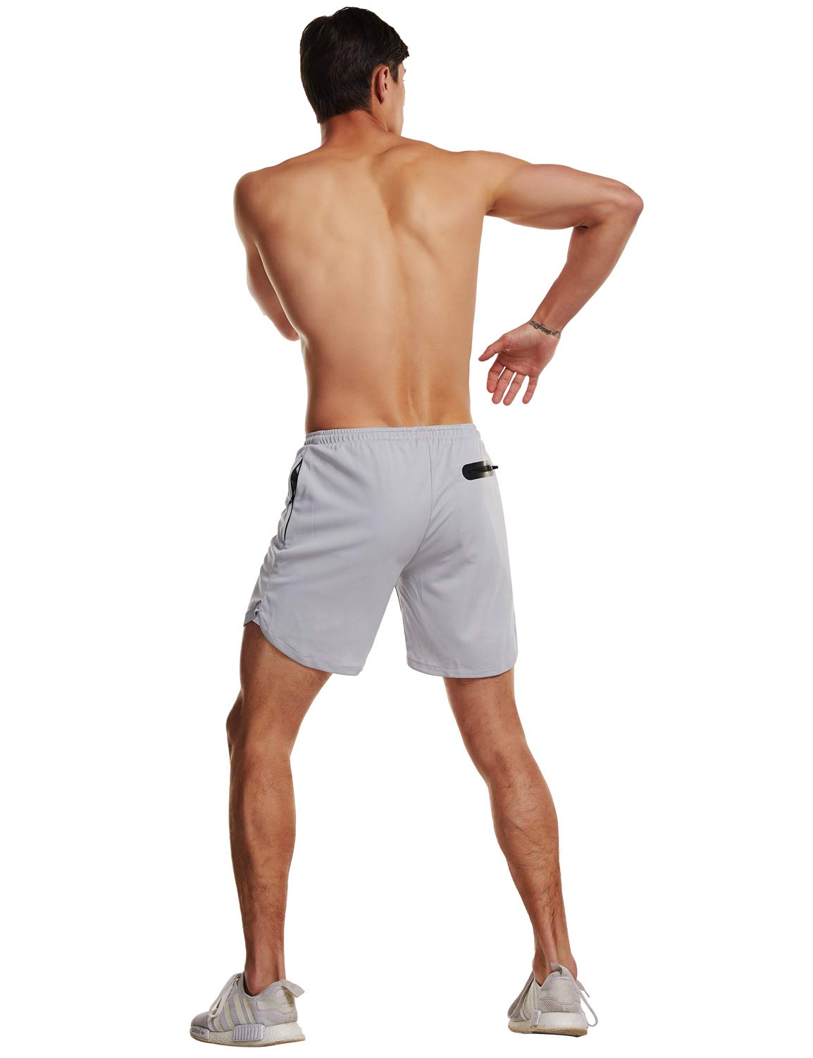 FLYFIREFLY Men's 2-in-1 Workout Running Shorts 7