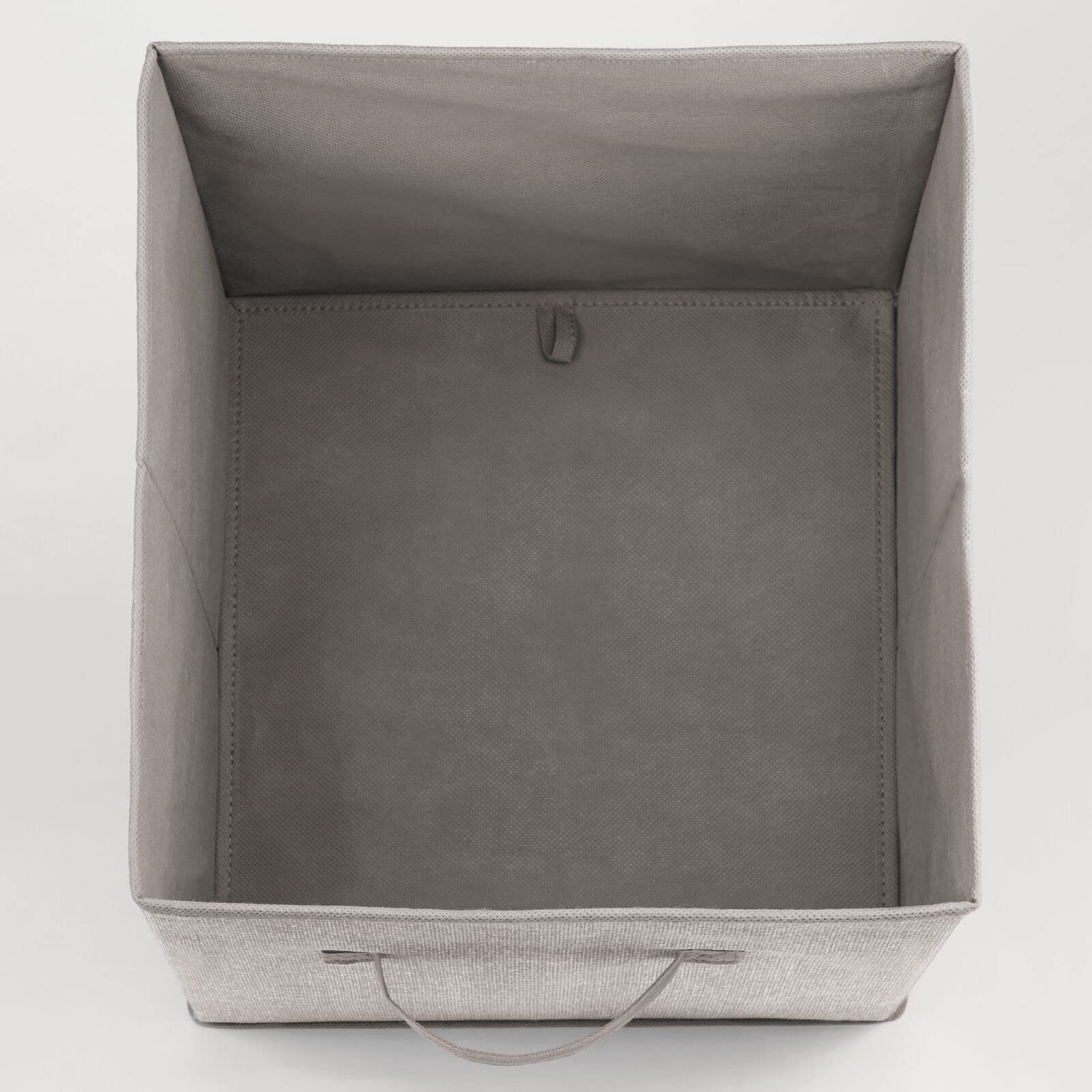 mDesign Small Fabric Collapsible Storage Bins 8-Pack - Foldable Organizer Cubes with Handles for Closet, Bedroom & Cube Furniture - Perfect for Clothes, Linens & Accessories Storage - Space-Saving Linen Storage Bins for Home Organization (Lido Collection)