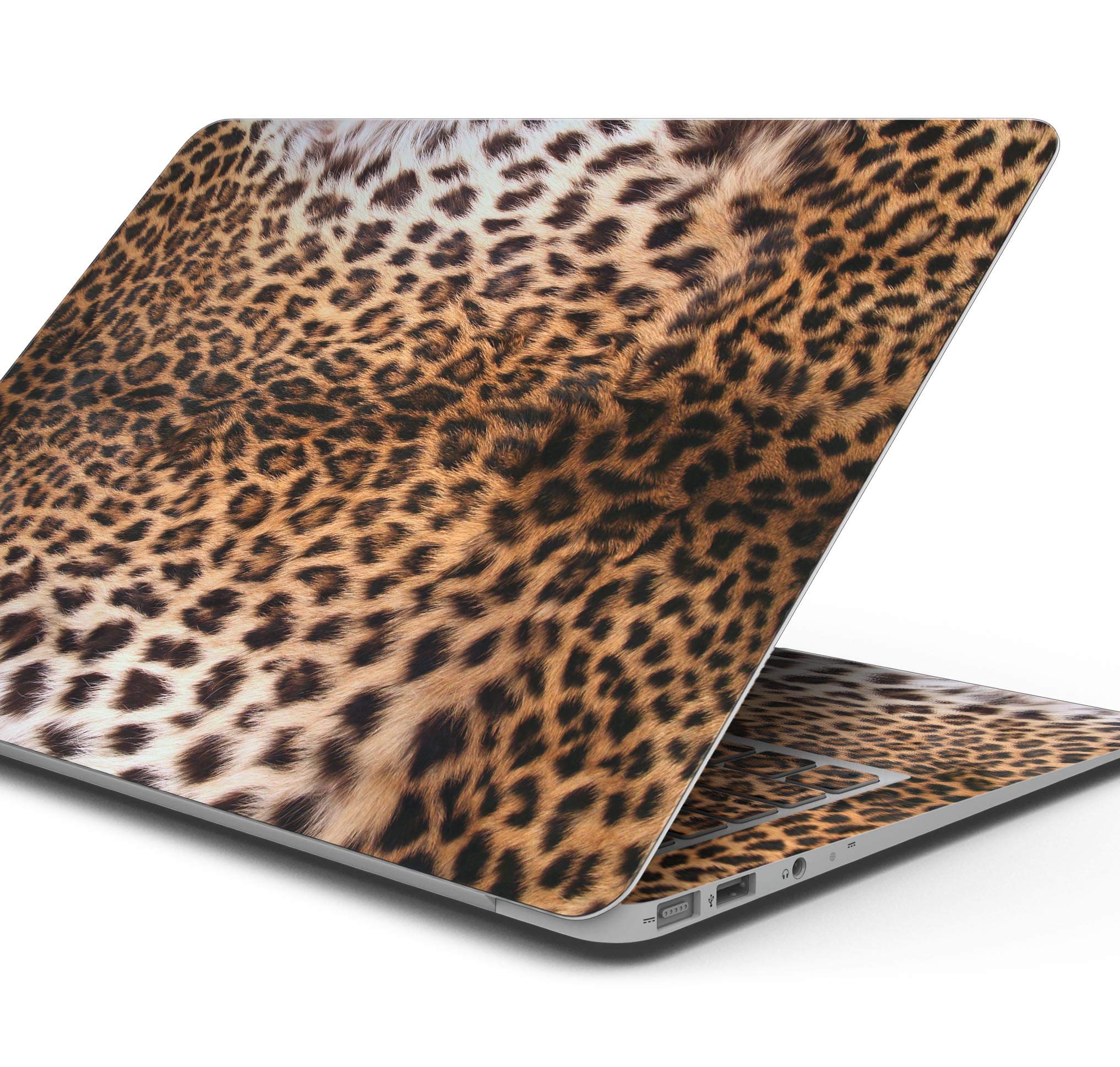 Mirrored Leopard Print Full-Body Protective Skin Wrap for MacBook Air 13