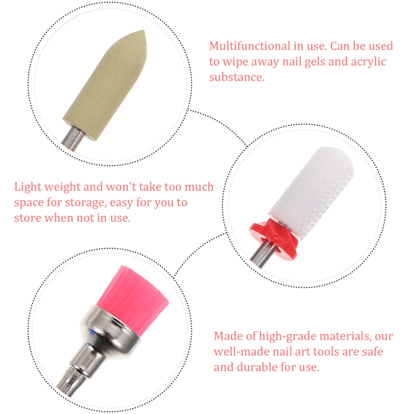 Professional Nail Drill Kit with Ceramic & Tungsten Steel Bits - Portable Nail Polisher, Cuticle Trimmer for Salon & Home Pedicure - Perfect for Manicures, Nail Art & DIY Nail Care