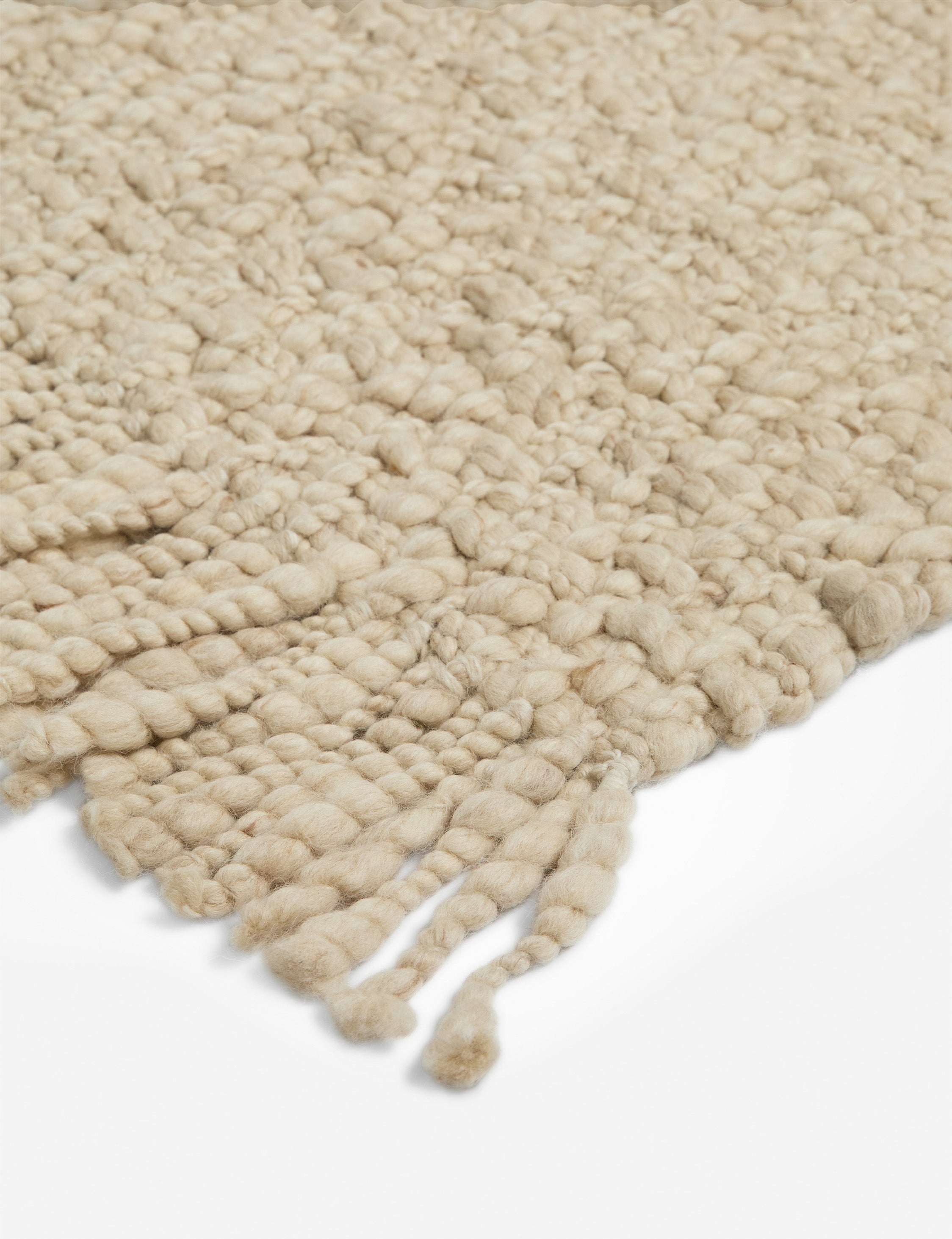 Handwoven Wool Rug by DISC Interiors - Bohemian Style Area Rug for Living Room, Bedroom & Home Decor - Soft & Durable Floor Covering for Cozy Spaces