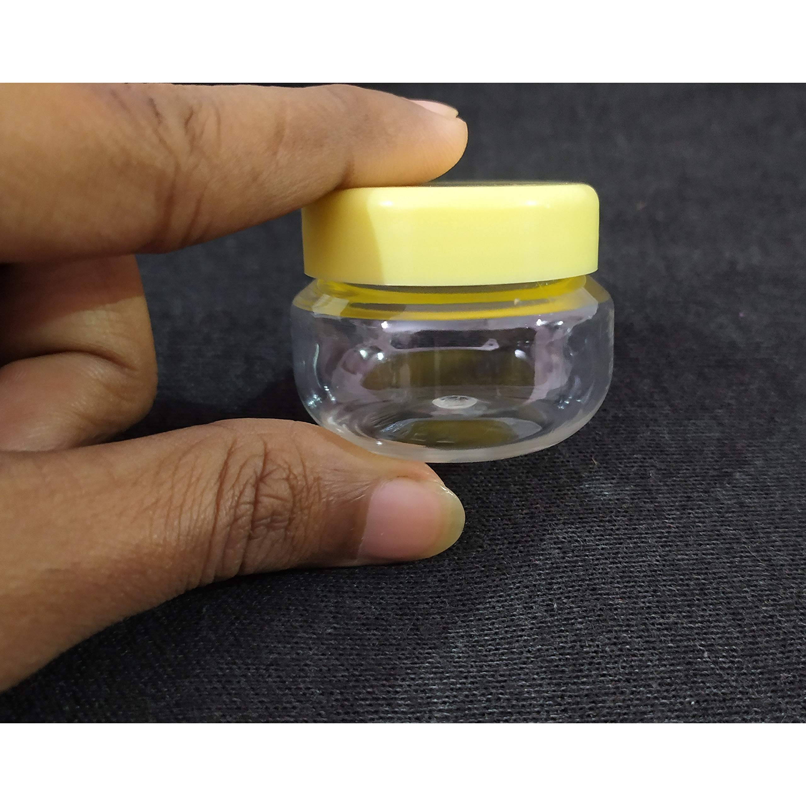 12Pcs 30ml Empty Cosmetic Jars - Transparent Makeup Containers for Eyeshadow, Face Cream & Skincare - Perfect for DIY Beauty Products, Travel & Salon Use