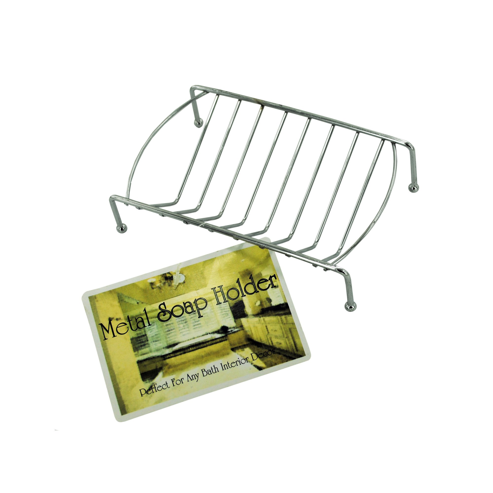Stainless Steel Soap Dish Holder - Rustproof & Durable Bathroom Organizer for Sink, Shower, and Kitchen Countertop | Perfect for Home, Hotel, and RV Use