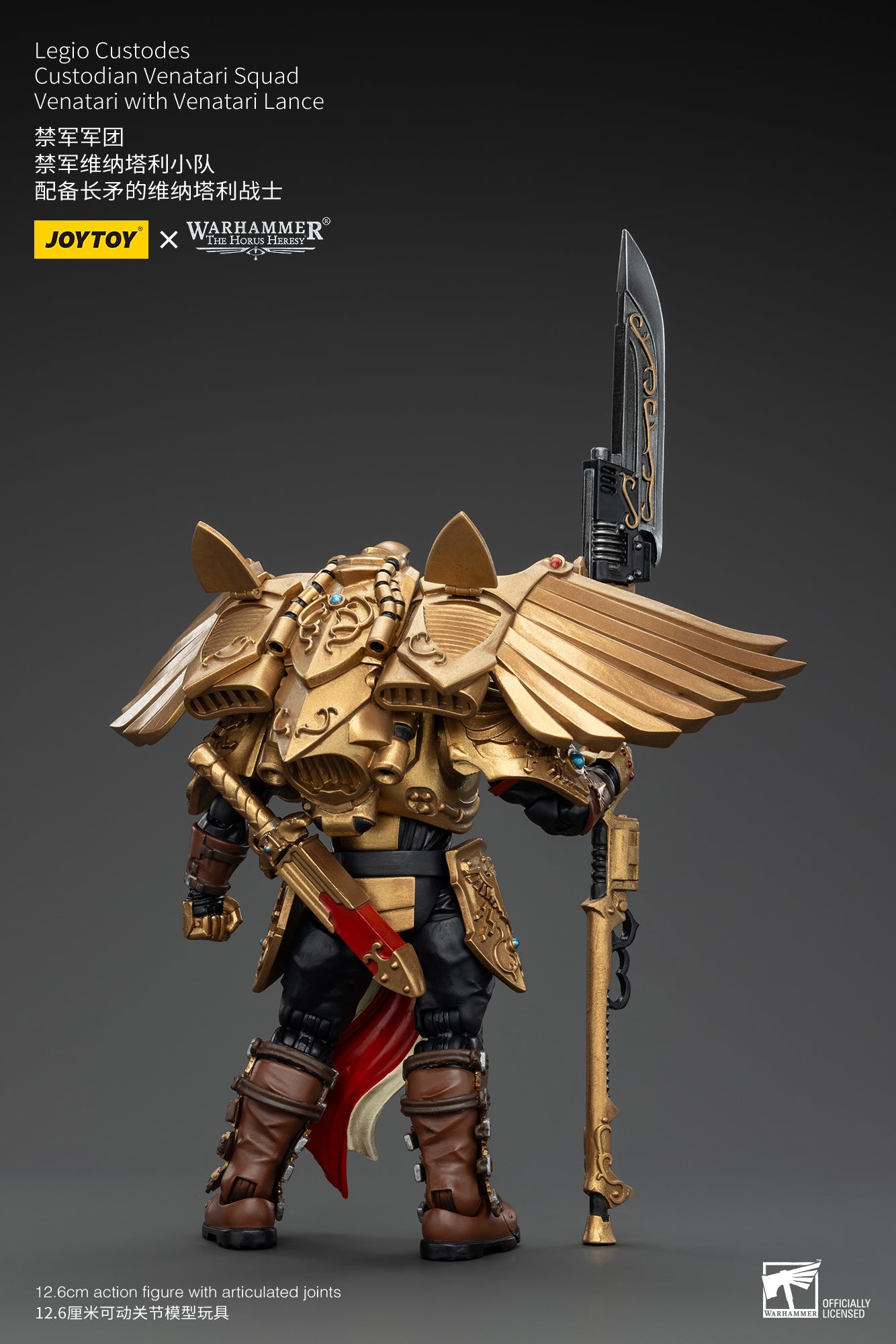 1/18 Scale JOYTOY Warhammer The Horus Heresy Action Figures - Legio Custodes Aquilon Terminator Squad & Custodian Venatari Squad | Collectible Miniatures for Tabletop Gaming and Display