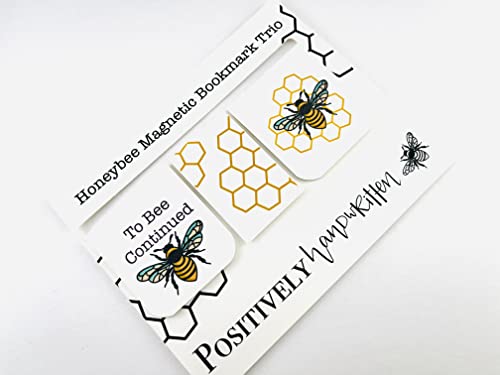 3-Pack Magnetic Bookmarks for Books - Strong Hold, No Slip, Perfect for Reading Novels, Textbooks & Journals