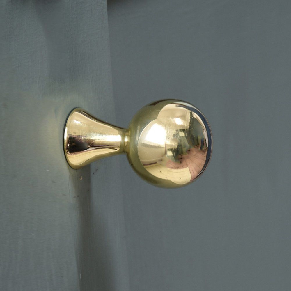 Polished Brass Patterdale Cabinet Knob - Vintage Style Drawer Pulls for Kitchen Cabinets, Dressers & Furniture Hardware - Perfect for Home Renovation & DIY Projects