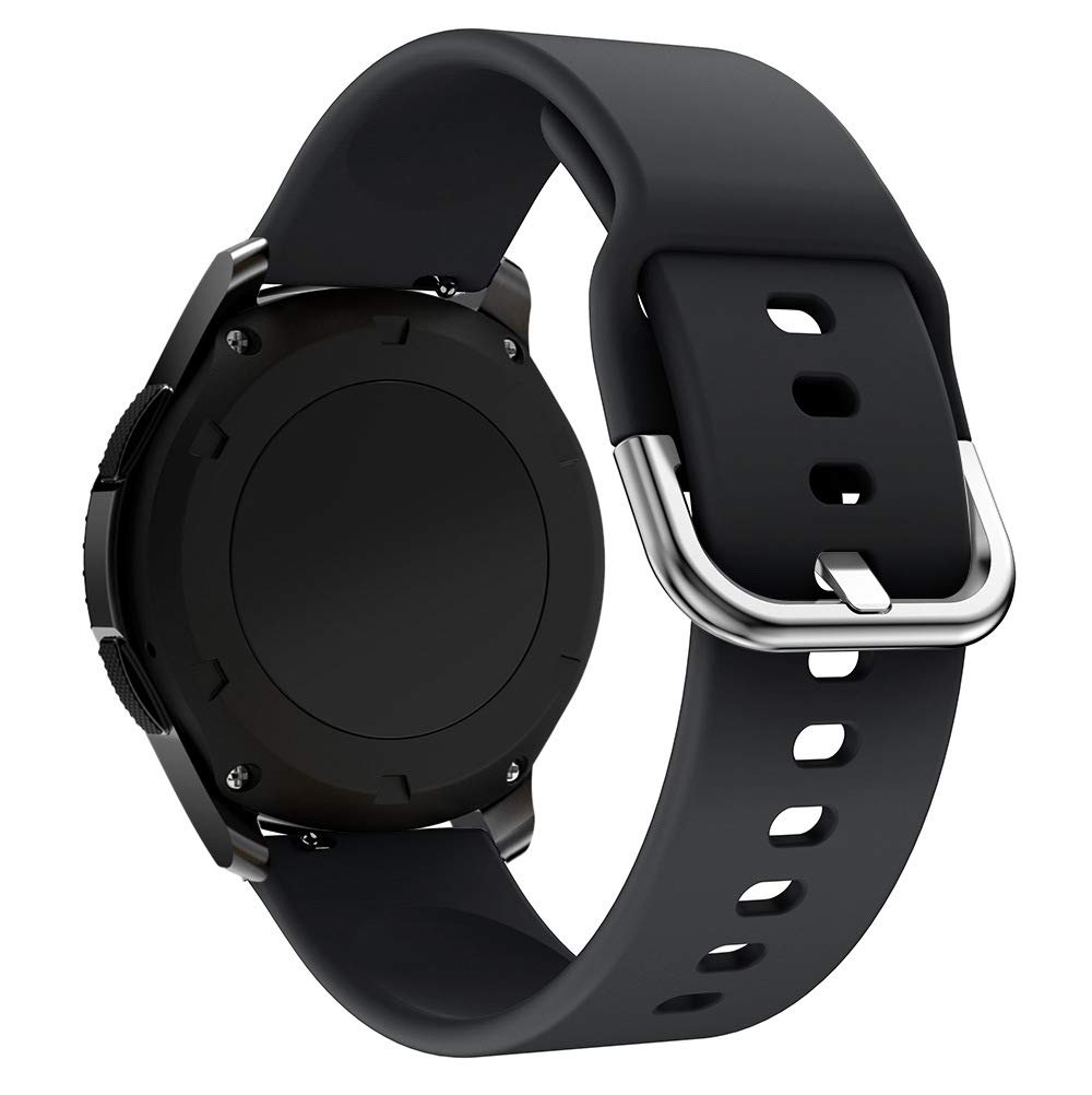 AONES 22mm Silicone Watch Band for Fossil Q Crewmaster Gen 2 - Sport & Casual Wear