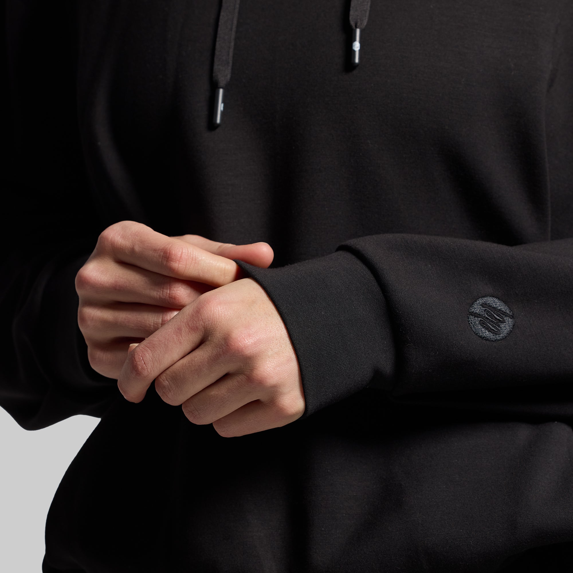 Lounge Lux Hoodie for Women & Men - Soft Fleece Pullover Hooded Sweatshirt (Black) - Perfect for Casual Wear, Lounging at Home, and Outdoor Activities