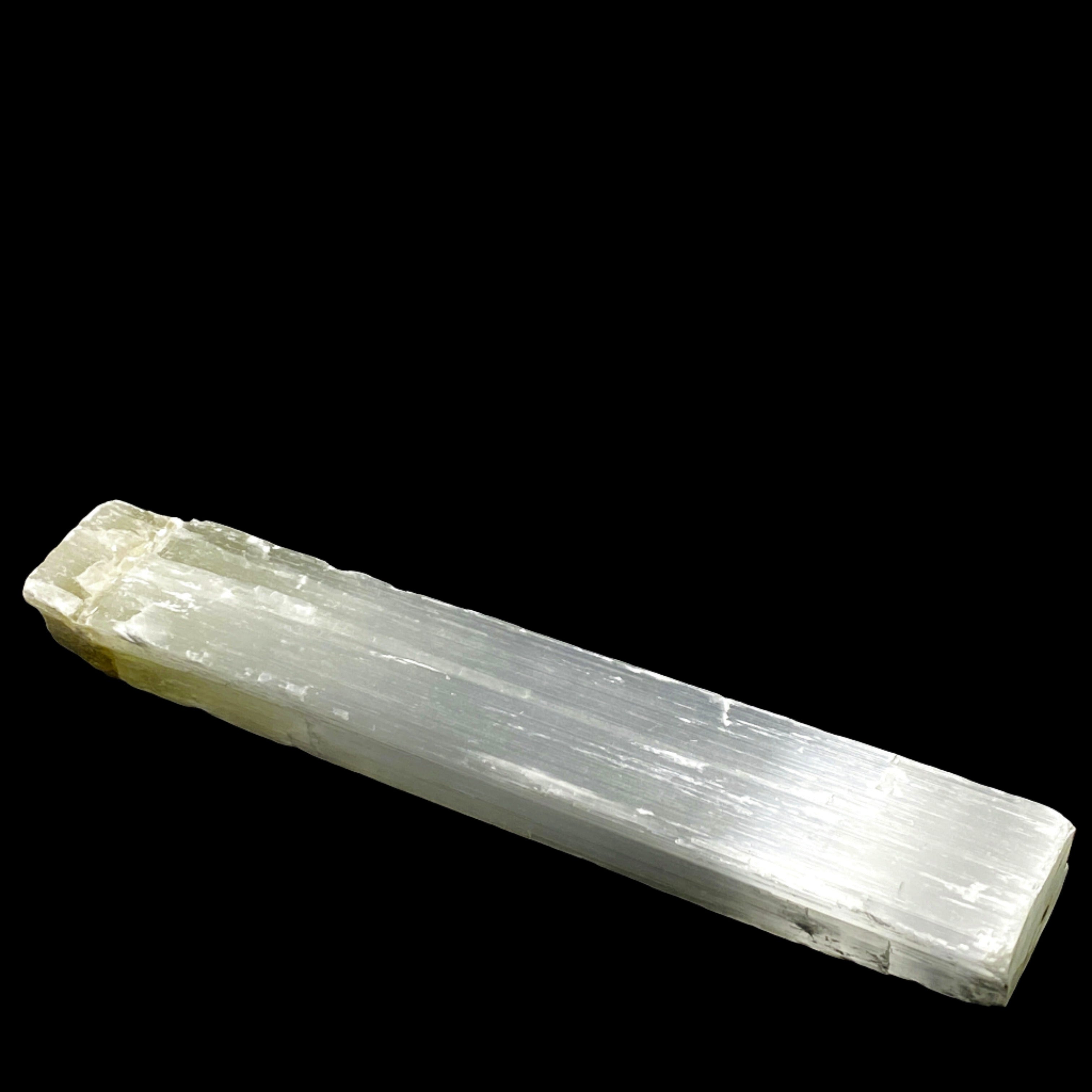 Natural Selenite Crystal Wand - Healing Stone for Meditation, Reiki, and Energy Cleansing | Perfect for Home Decor, Yoga, and Spiritual Practices