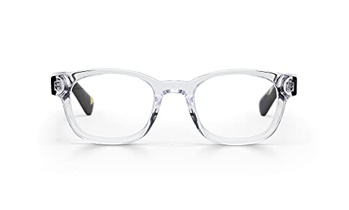 Crystal Front With Demi Tortoise Temples