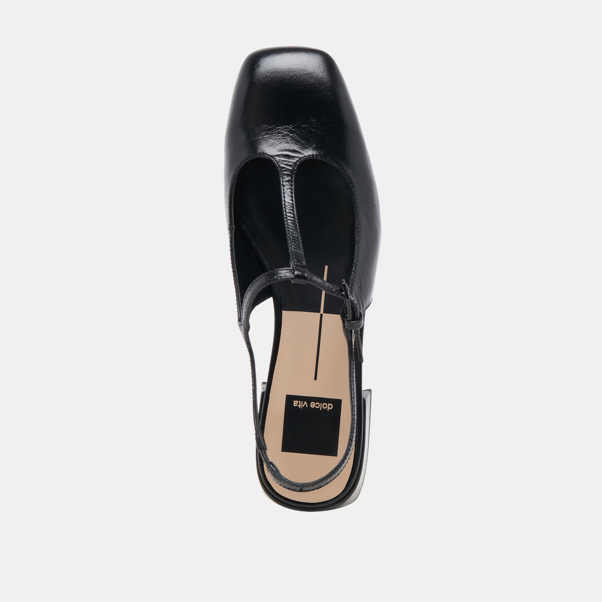 DEIDRA FLATS MIDNIGHT CRINKLE PATENT LEATHER SHOES - Women's Comfortable Slip-On Flats for Work, Office & Casual Wear | Stylish & Durable Leather Shoes for Everyday Use