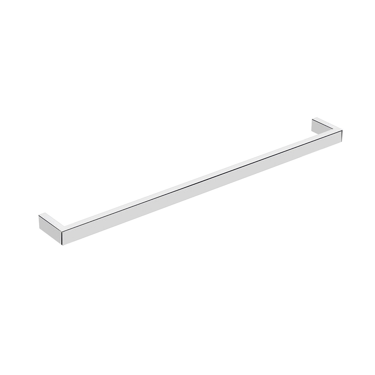 DAX Venice Single Towel Bar - 23 5/8 Inch Wall Mounted Bathroom Towel Rack with Brass Body & Chrome Finish (DAX GDC060167 CR) - Perfect for Bathrooms, Spas, and Luxury Home Decor