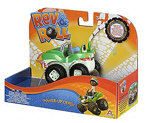 Rev & Roll Power Up Motorized Vehicle Toy - Remote Control Car with Crash Action for Kids | Fun Racing & Stunt Play for Indoor & Outdoor Use