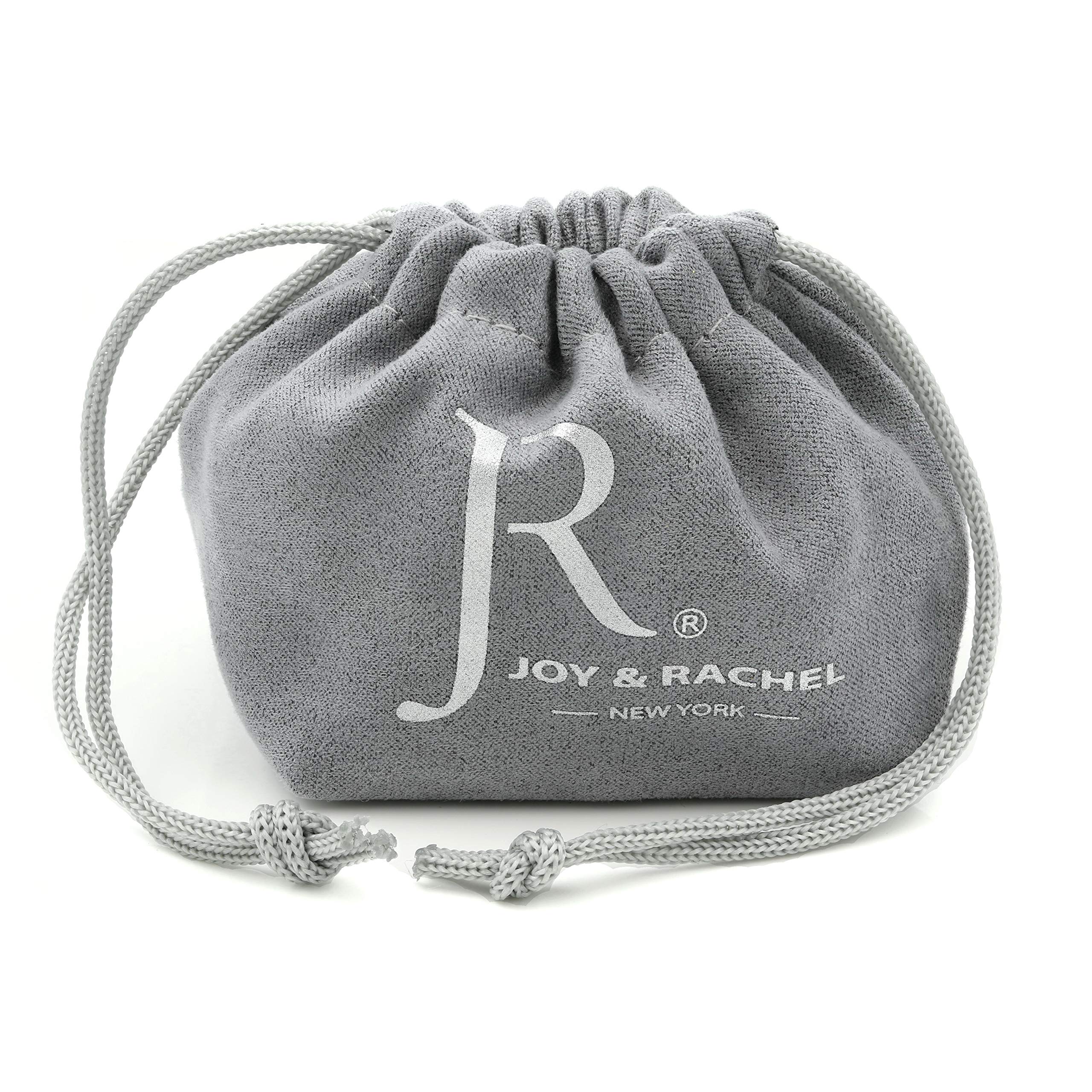 JR JOY & RACHEL 14K Gold Plated Stretch Bracelet - 6 Rows Twisted Design, High Polished Finish, 7.5 Inch Adjustable Bangle - Perfect for Women's Daily Wear, Gift Giving & Special Occasions