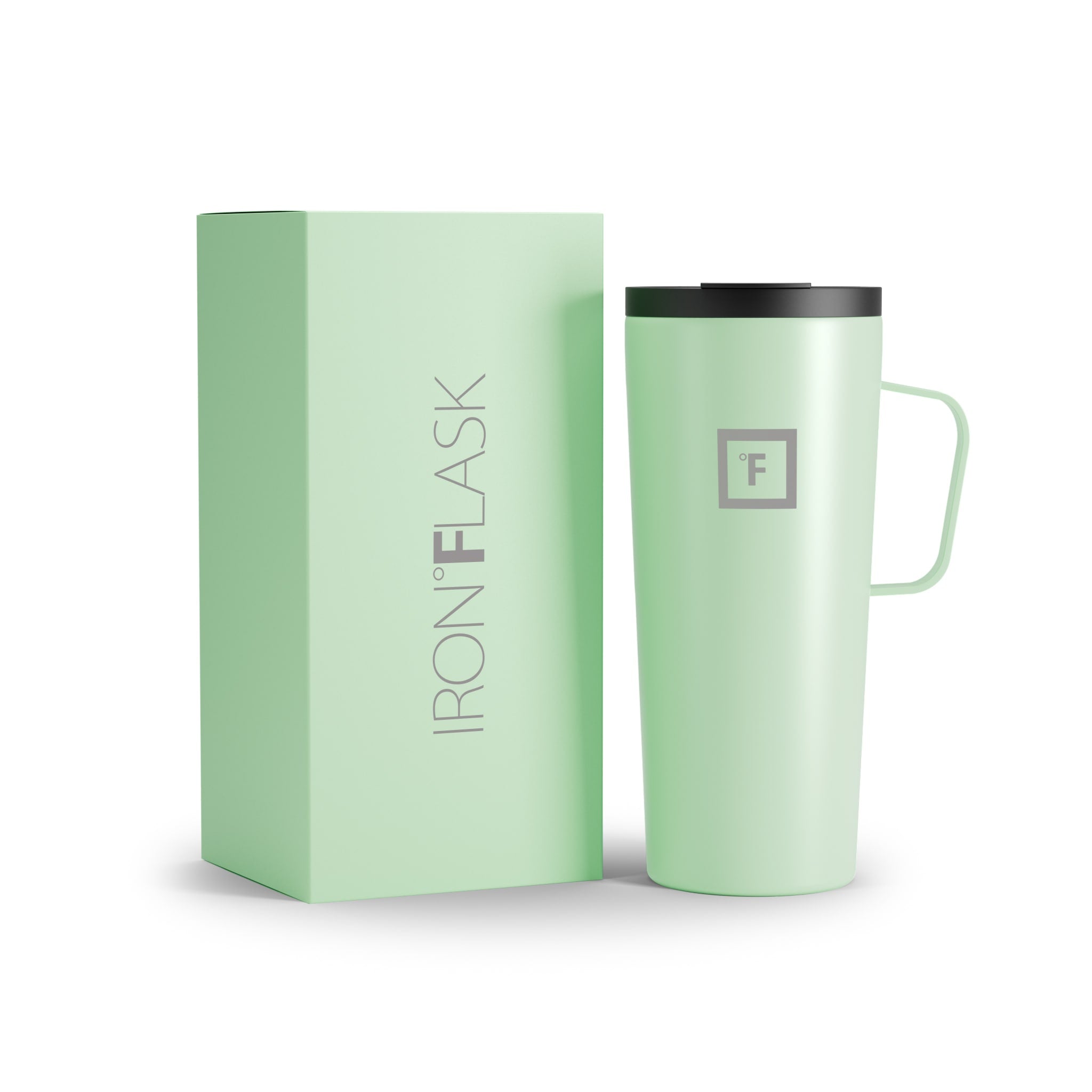 24 Oz Insulated Grip Coffee Mug 2.0 - Leak-Proof Travel Tumbler with Handle for Hot & Cold Drinks - Perfect for Office, Commute, Camping & Outdoor Activities