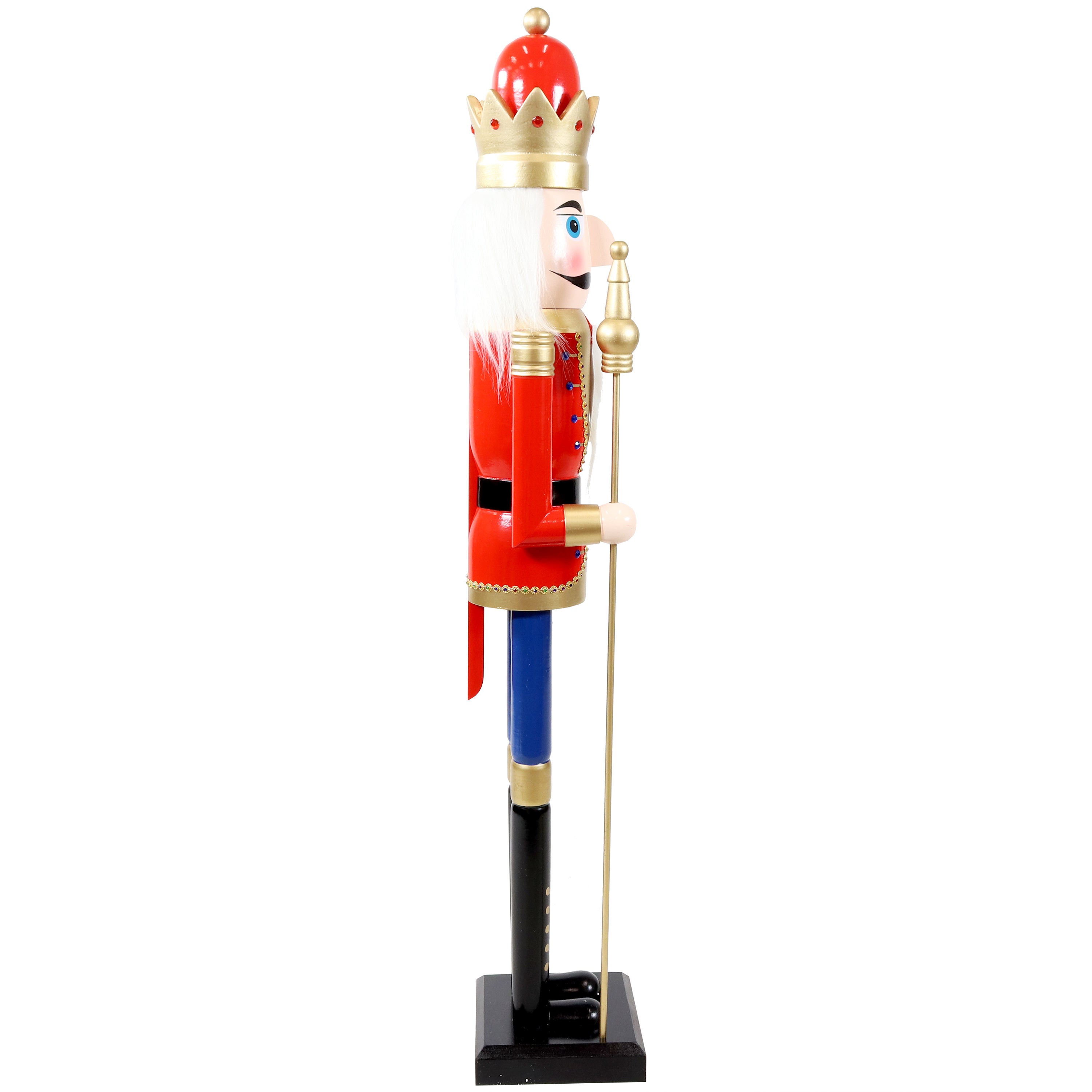 Sunnydaze Arnold the Strong Indoor Nutcracker Statue - 48