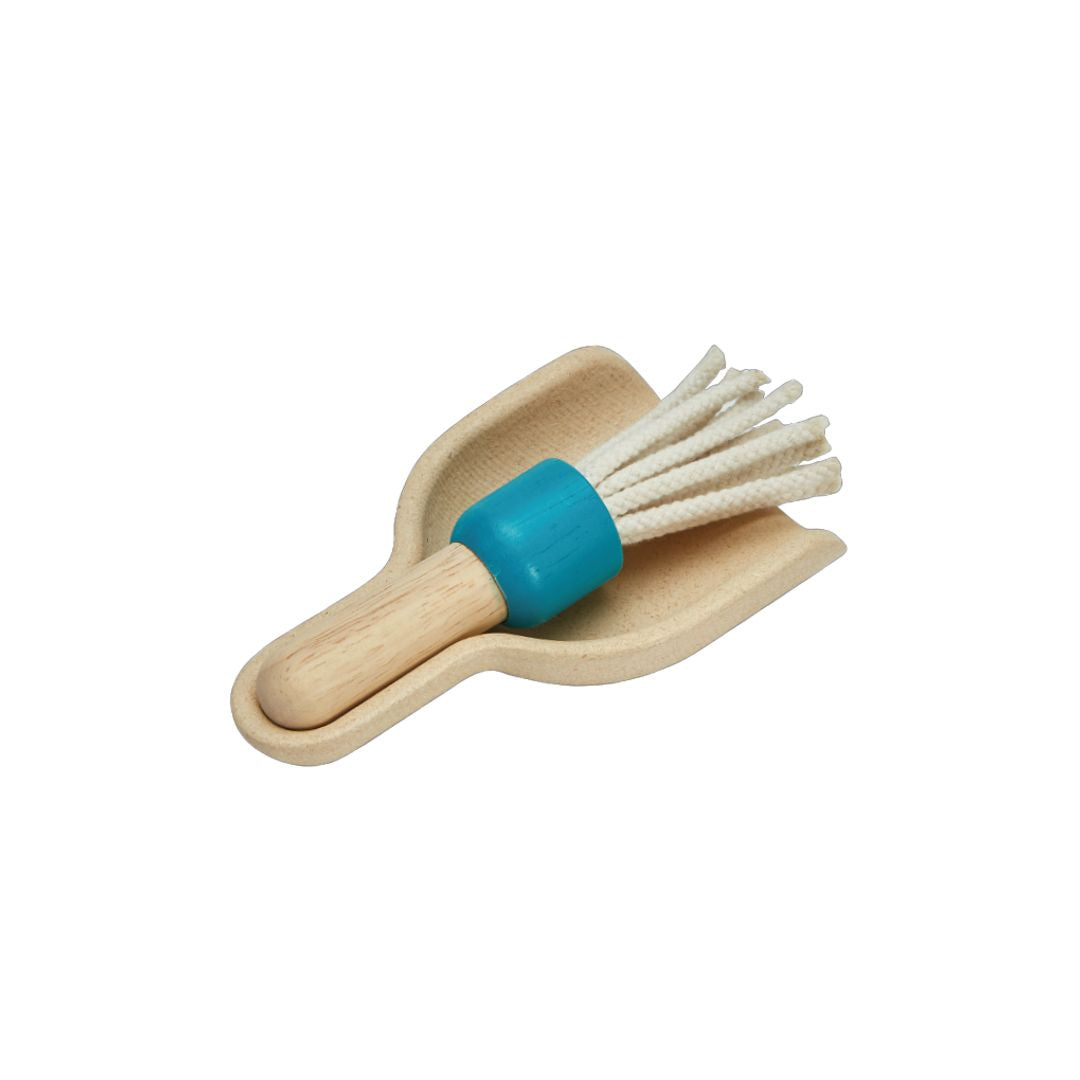 Natural Wooden Cleaning Set Toy for Kids - Pretend Play, Montessori Learning, and Household Chores Fun
