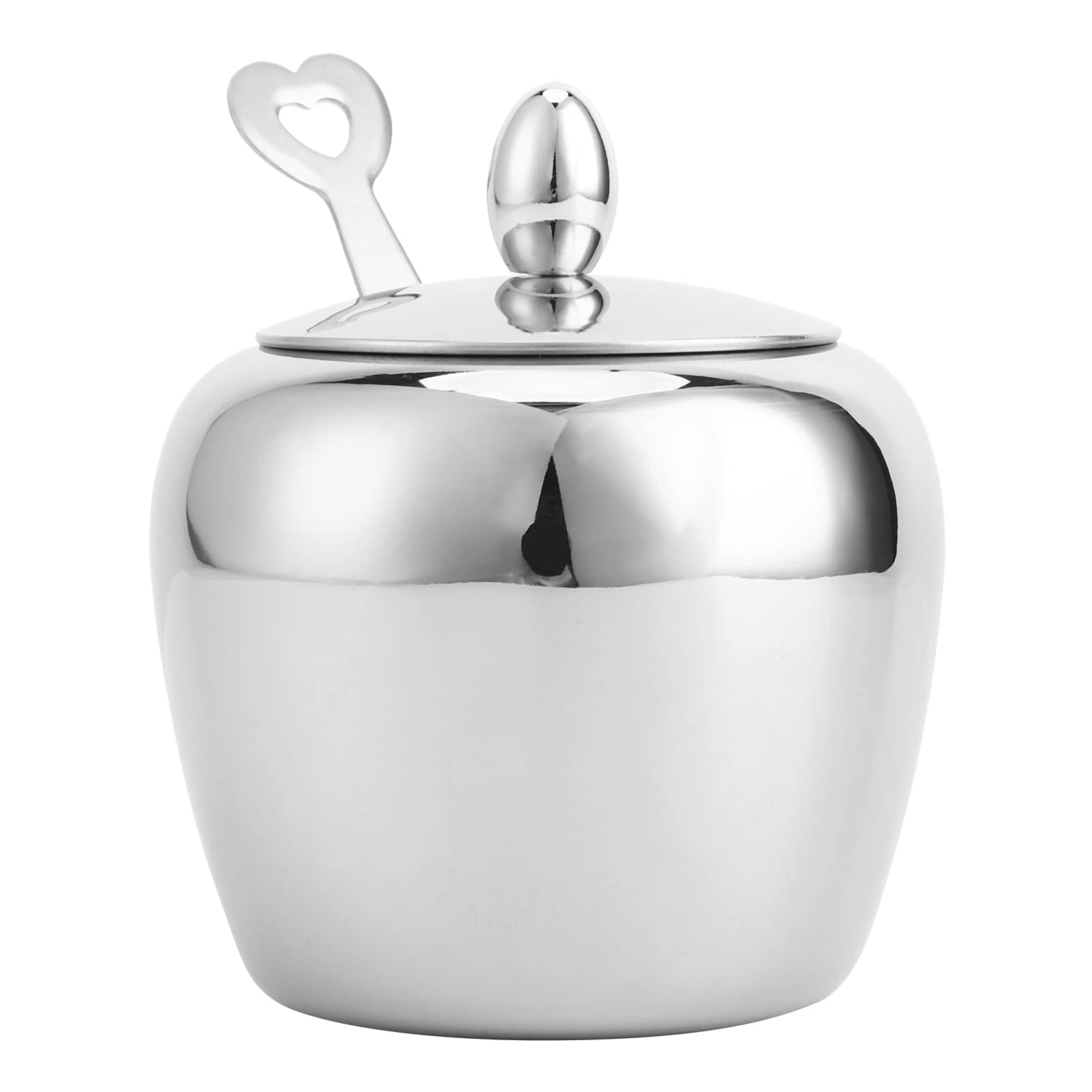 Stainless Steel Sugar Bowl with Lip - 304 Food Grade Unbreakable Design for Buffet, Restaurant, Cafe & Home Use - Perfect for Coffee, Tea, and Dessert Serving