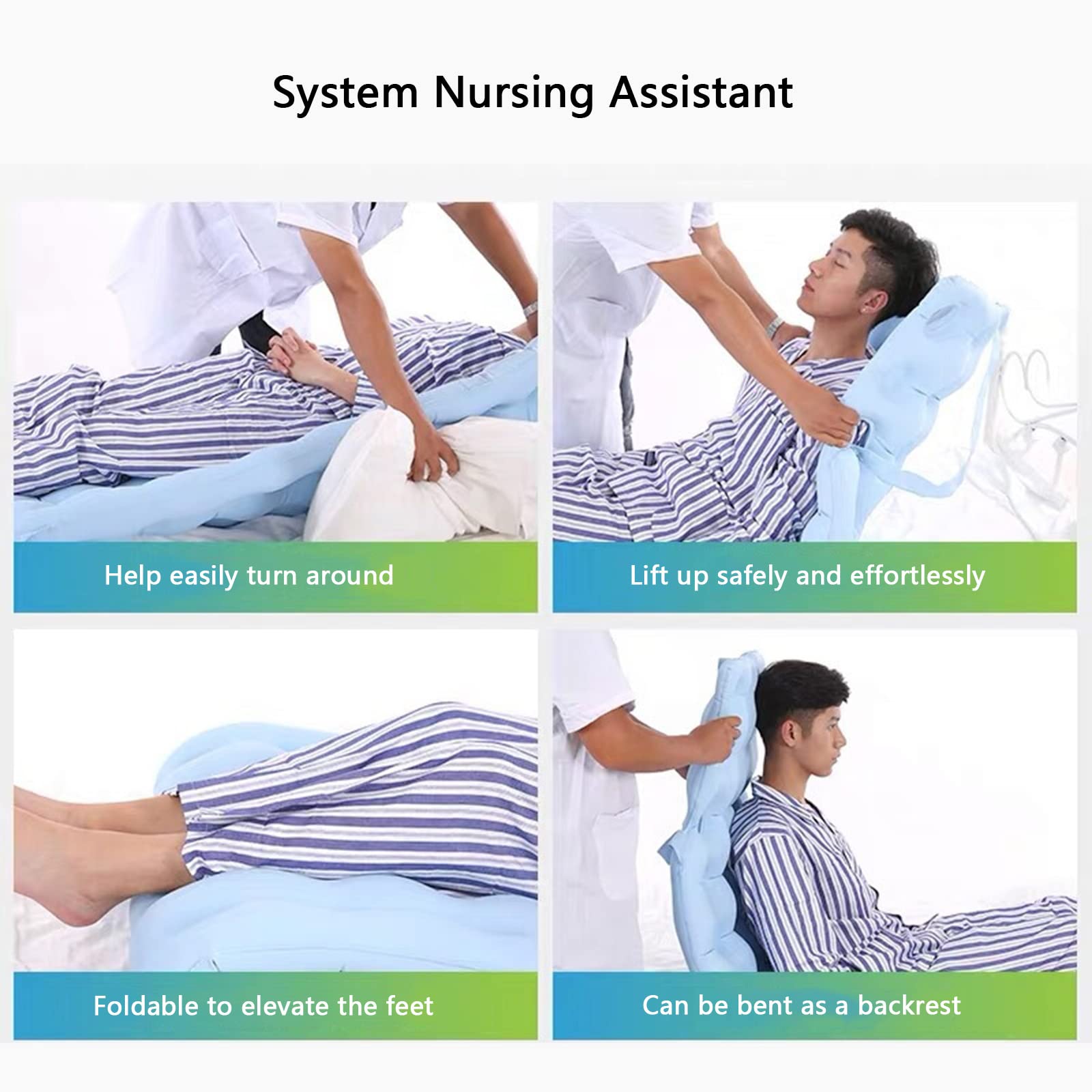 Alternating Pressure Mattress Pad for Pressure Ulcer Prevention & Bed Sore Relief - Fits Standard Hospital Beds - Ideal for Home Care & Medical Use