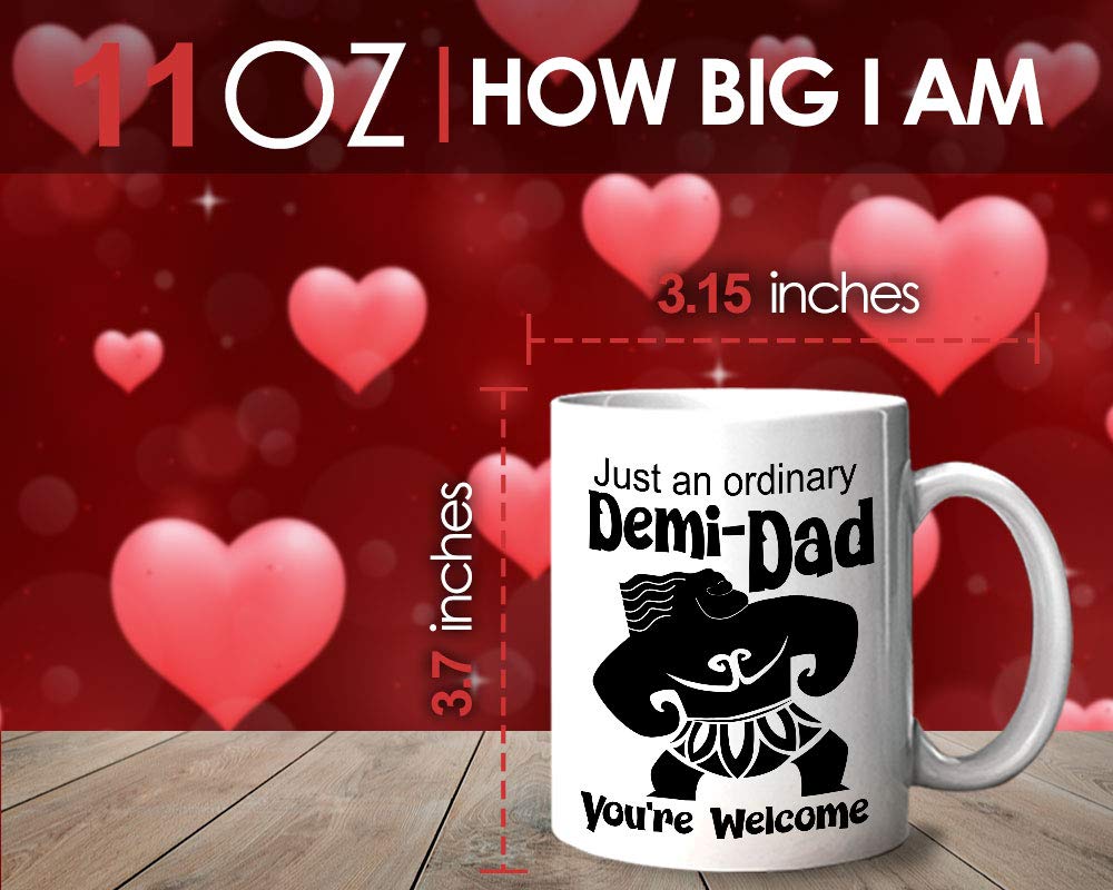 Funny Dad Coffee Mug - Bubble Hugs Daddy - Best Gift for Father, Grandpa, Uncle from Son, Daughter, Mom, Wife - Perfect for Father's Day, Birthday & Office Use
