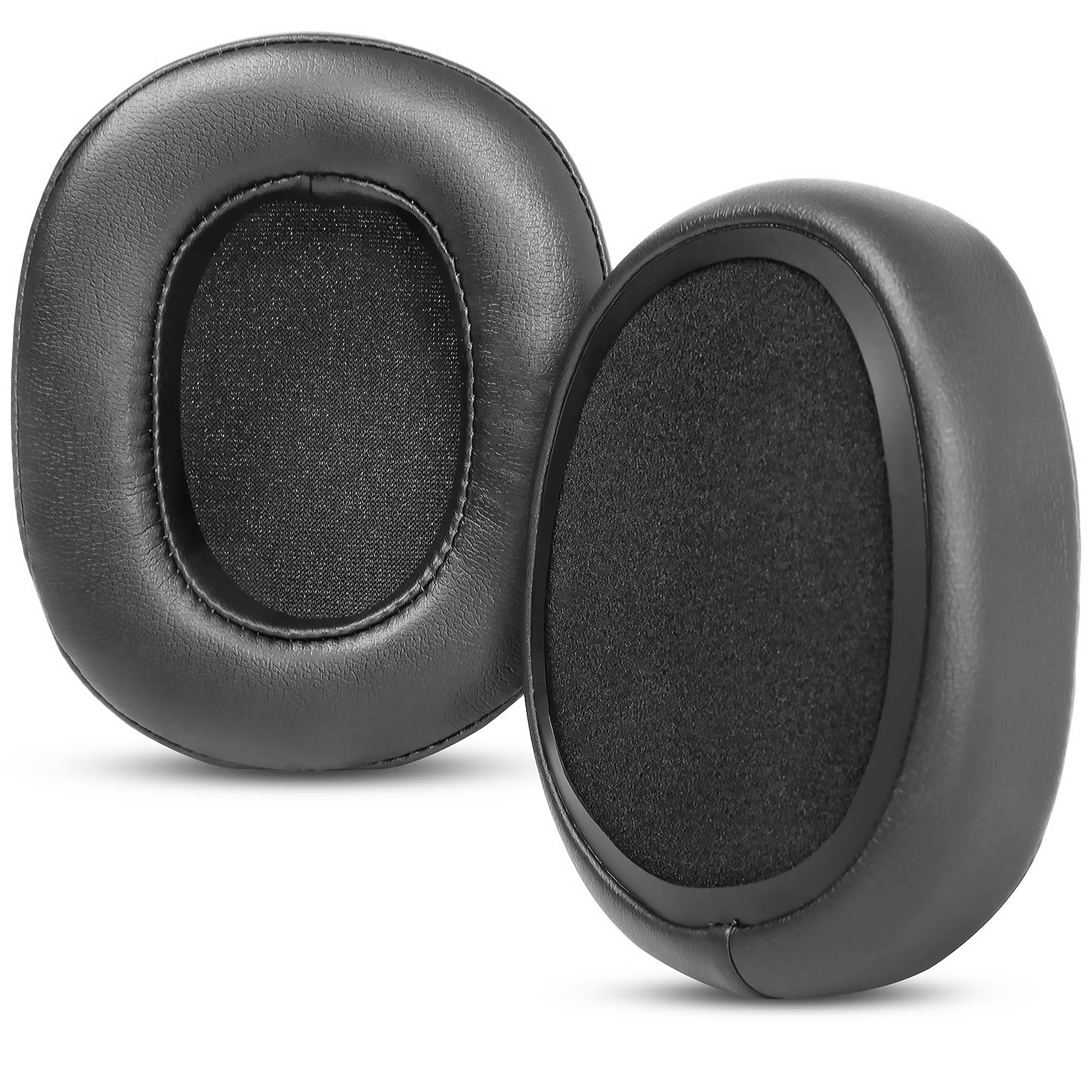 Premium Replacement Ear Cushions for Skullcandy Hesh 3, Crusher Wireless, Crusher Evo, Crusher ANC & Crusher 360 Headphones - Soft Black Memory Foam Earpads - Perfect for Gaming, Music & Long Wear Comfort