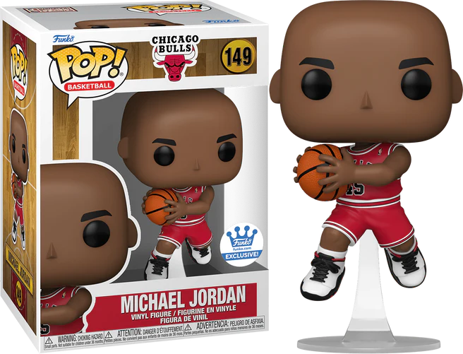 Chicago Bulls Michael Jordan Funko Pop! Vinyl Figure #149 Exclusive – Perfect for NBA Fans, Collectors, and Sports Memorabilia Enthusiasts