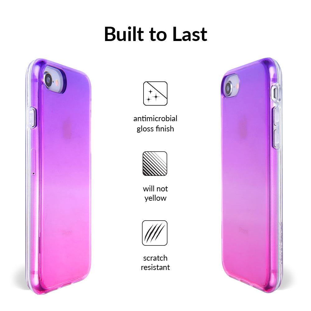 Violet Ombre iPhone Case - Trendy Gradient Color Protective Cover for iPhone 11, 12, 13, 14 - Perfect for Everyday Use, Travel & Fashion Accessories