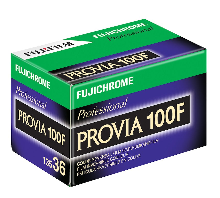 Fujifilm Fujichrome Provia 100F Professional RDP III 35mm Color Transparency Film - 36 Exposures Single Roll for Landscape & Portrait Photography