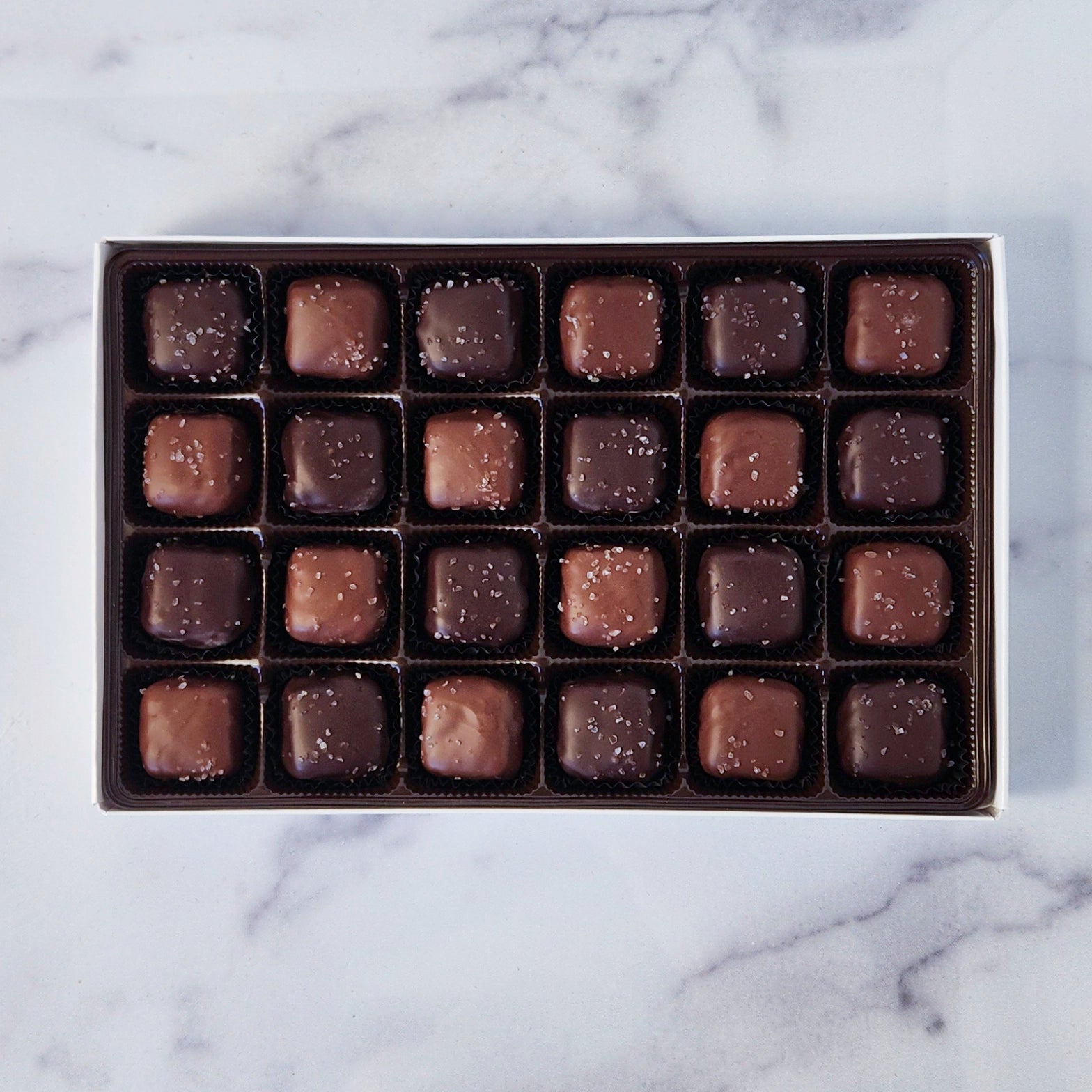 Delicious Sea Salt Caramel Candy Assortment - Gourmet Chocolate Treats for Gifts, Parties & Dessert Lovers