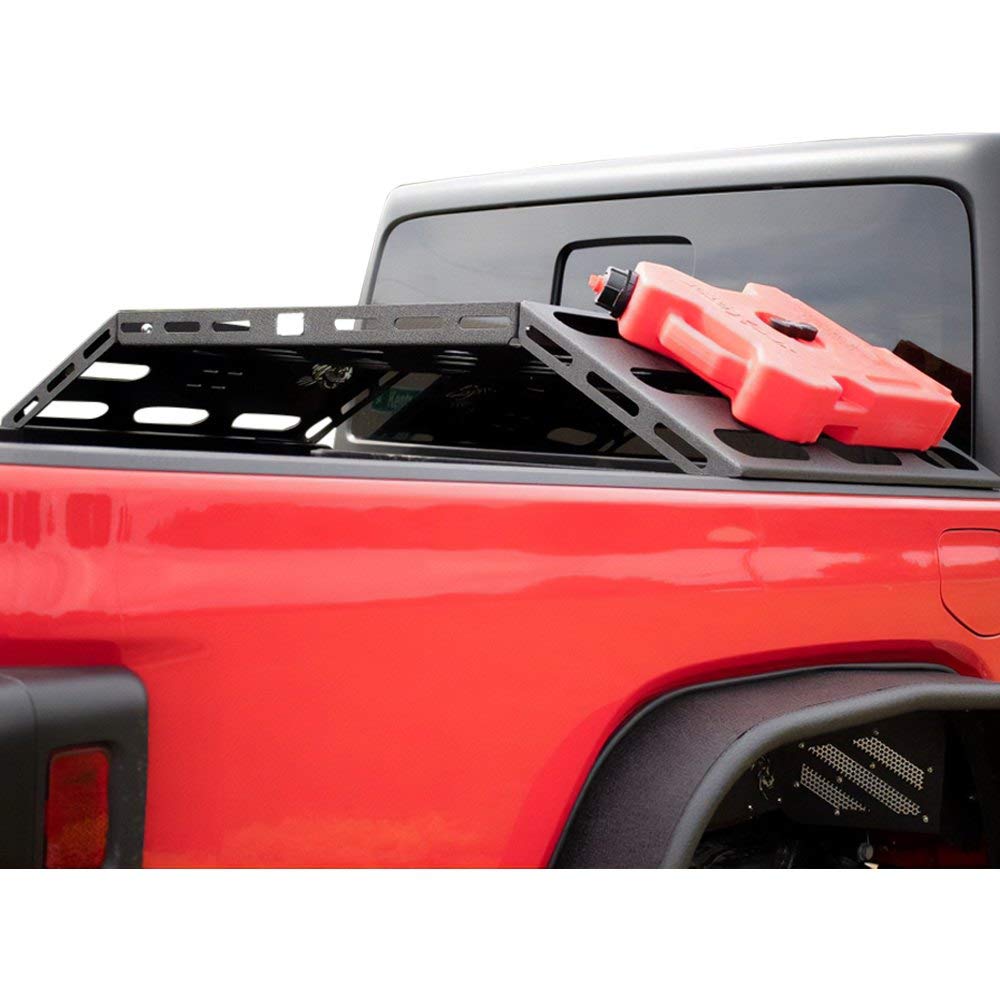 Fishbone Offroad FB21233 Jeep JT Gladiator Bed Storage Rack | Heavy Duty Aluminum Truck Organizer | Perfect for Camping, Overlanding & Off-Road Adventures