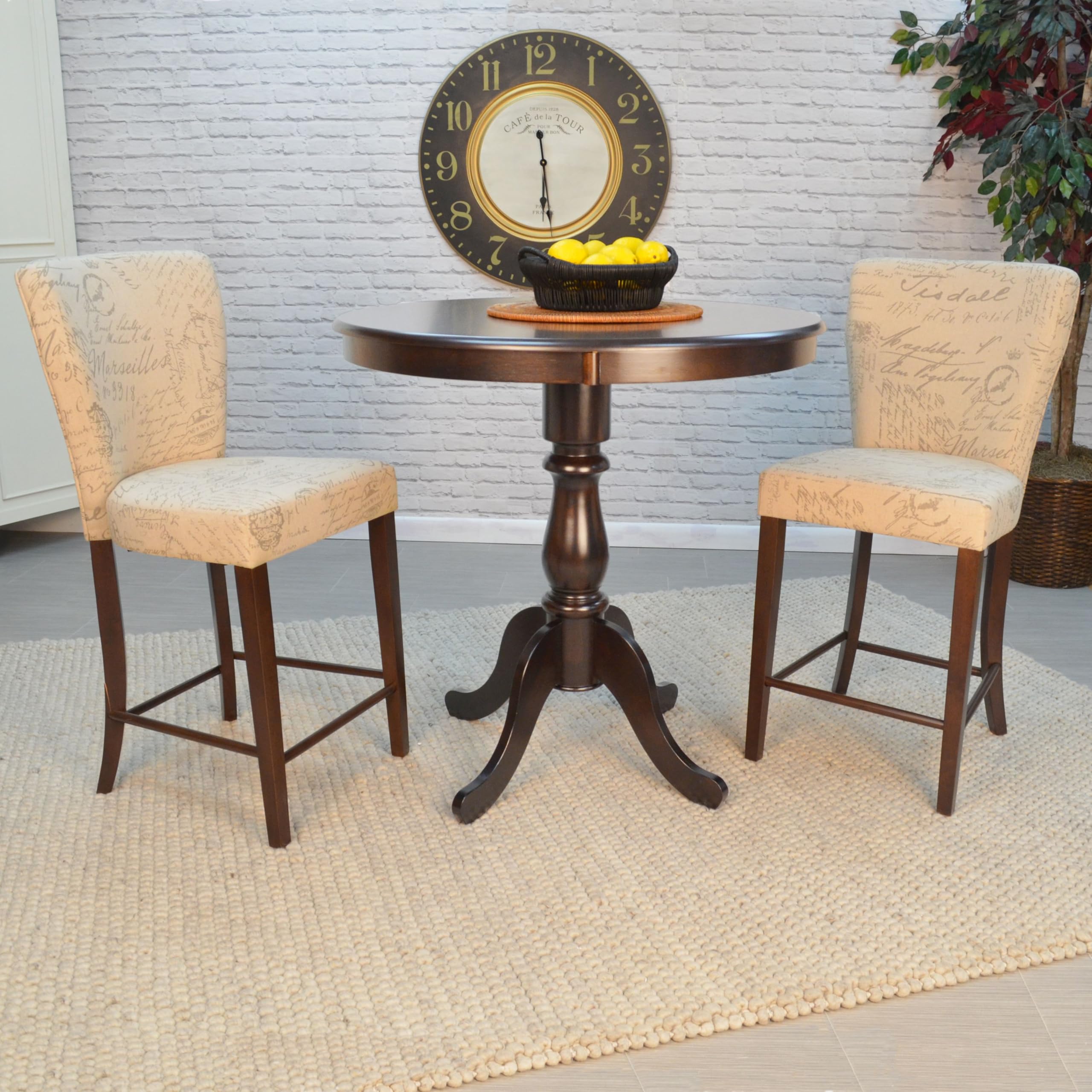 Hamilton Round Pedestal Bar Table 36