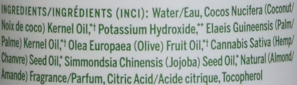 Dr. Bronner's Organic 18-in-1 Hemp Almond Pure-Castile Liquid Soap - 16oz (1 Pound) - Vegan, Cruelty-Free, Multipurpose Soap for Body, Face, Hair & Household Cleaning - Pack of 1 | Perfect for Shower, Bath, Travel & Eco-Friendly Home Use