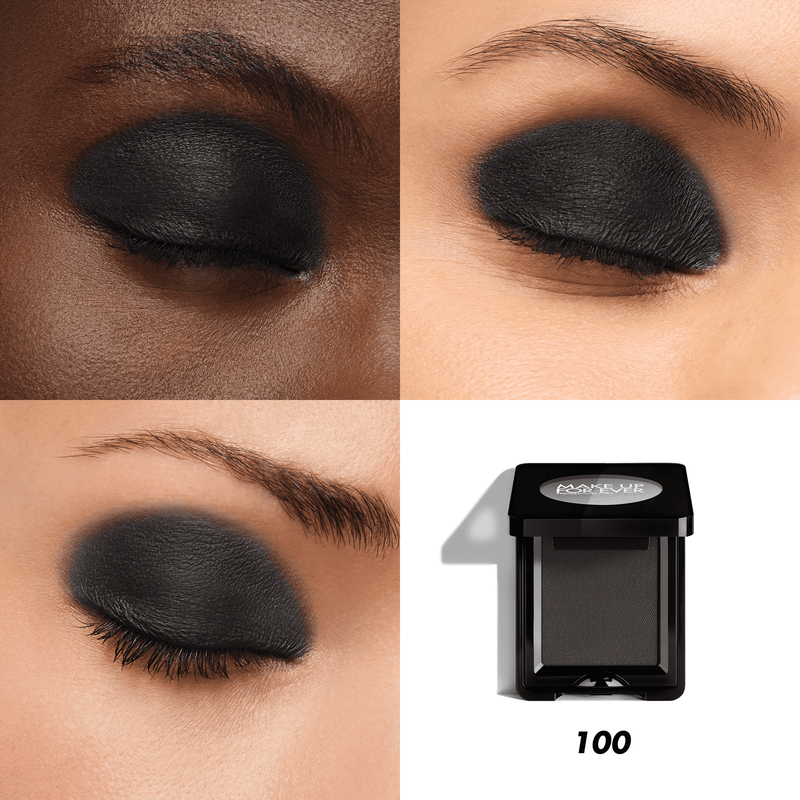 100% Pure Black Artist Eyeshadow Palette - Professional Makeup Kit for Dramatic & Smokey Eye Looks | Perfect for Stage, Photography & Evening Events