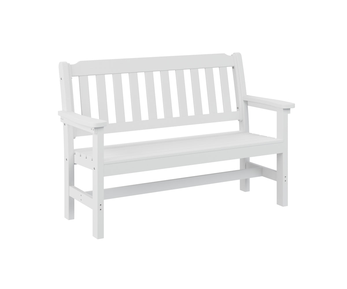 Berlin Gardens Outdoor Garden Bench - Heavy Duty Weather-Resistant Wooden Bench for Patio, Backyard, and Garden Seating - Perfect for Relaxing and Entertaining Guests