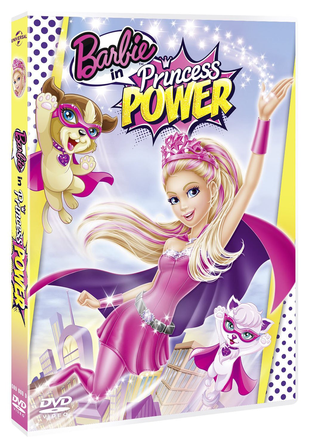 Barbie in Princess Power DVD (2015) - Animated Movie for Kids, Girls & Family - Perfect for Birthday Gifts, Movie Nights & Princess-Themed Parties