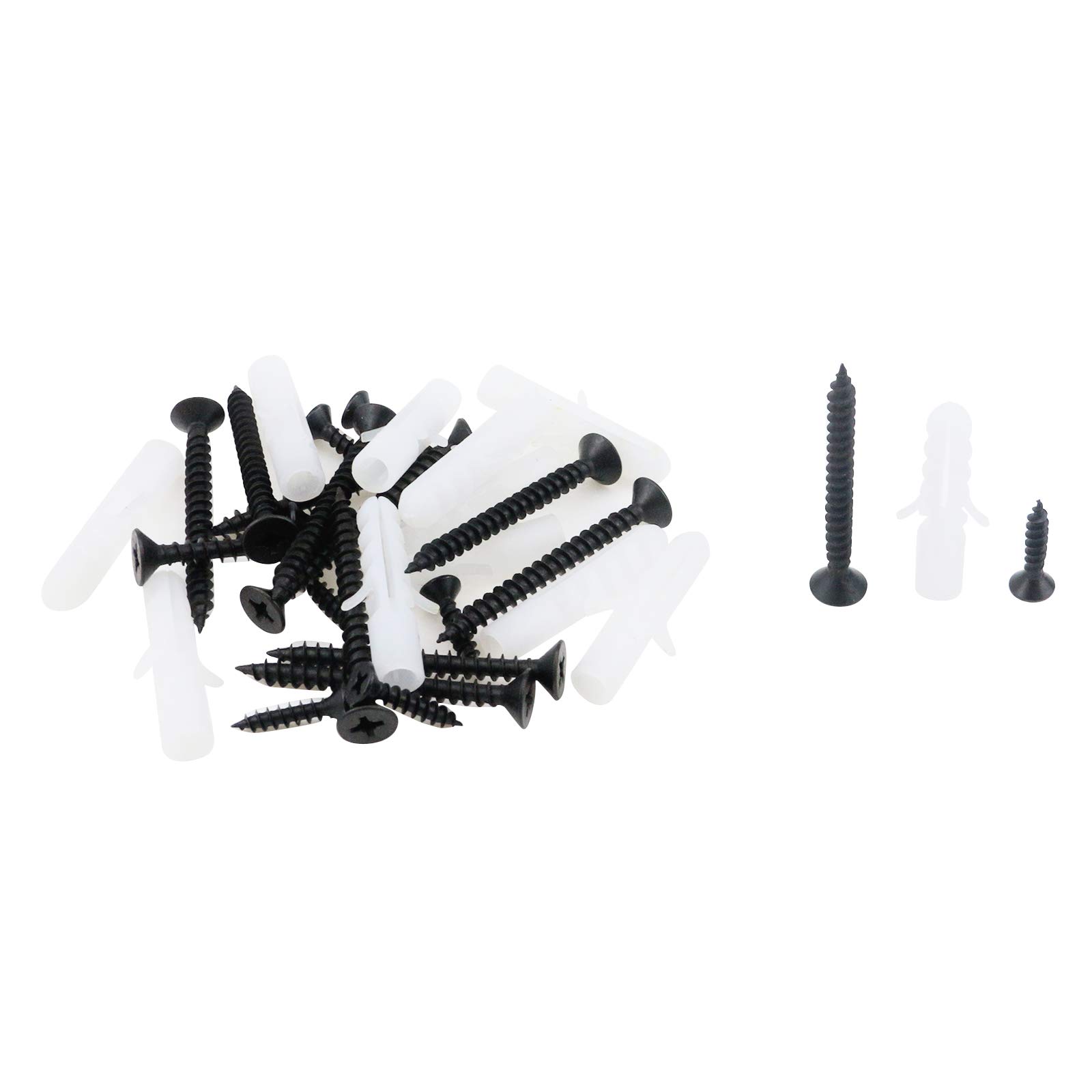Coshar 4-Pack 8-Inch Heavy Duty Iron Shelf Brackets - Floating Wall Mounted Shelf Supports for Kitchen, Bathroom, Bedroom & Living Room - Perfect for Organizing Spices, Books & Decor Items