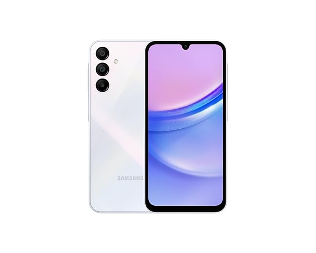 Samsung Galaxy A15 128GB 6GB RAM Dual SIM Unlocked GSM Smartphone - International Version with Wall Charger (Light Blue) - Perfect for Travelers & Global Use