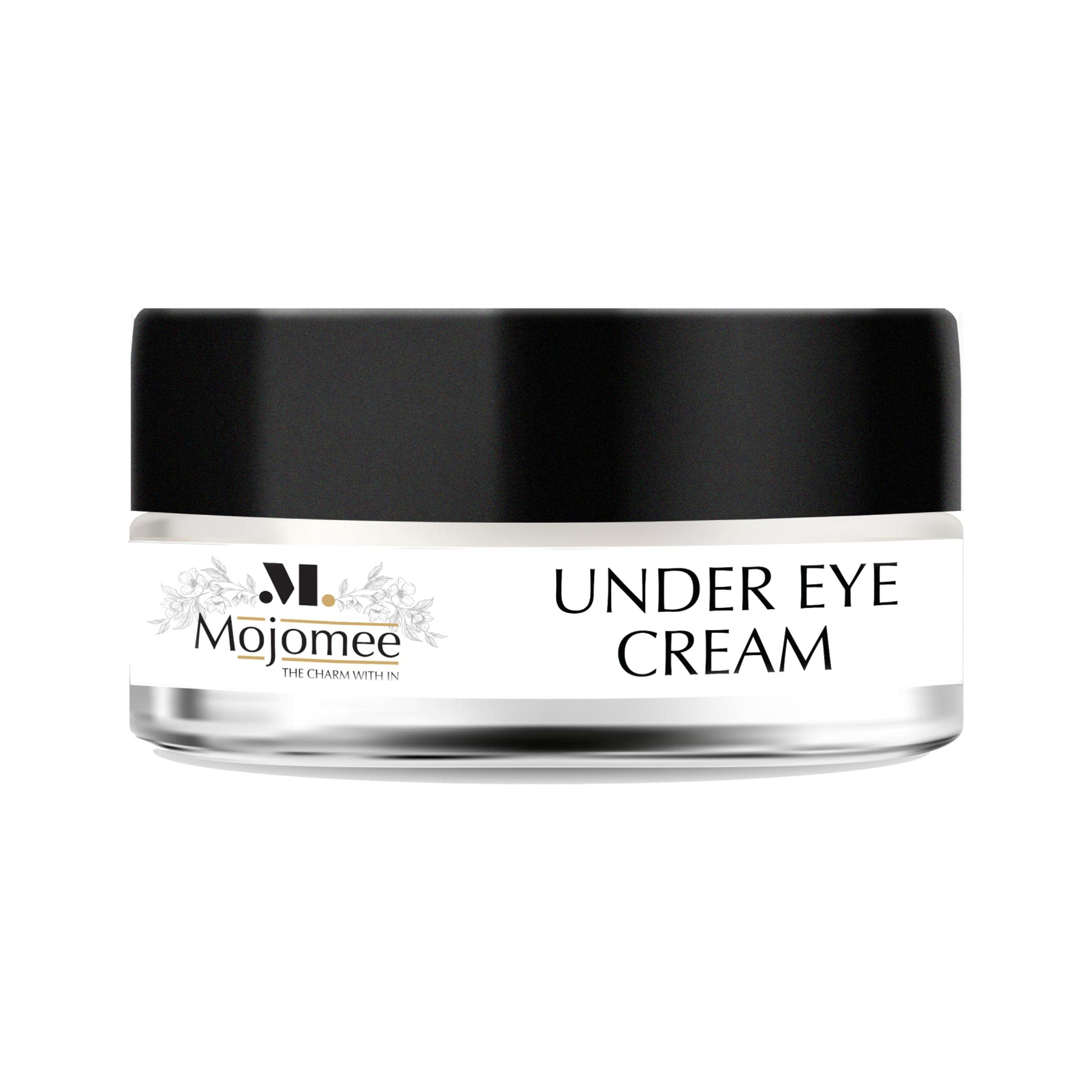 Mojomee Unisex Under Eye Cream - 5gm with Shea Butter, Coffee, Kokum Butter, Vitamin E & Almond Oil for Dark Circles, Wrinkles, Fine Lines & Puffiness | Made in India | Perfect for Night Routine & Travel Skincare
