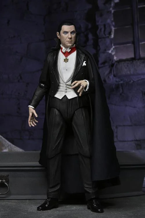 Universal Monsters Ultimate Dracula (Transylvania) Action Figure - Collectible Horror Movie Character for Halloween Decor & Display