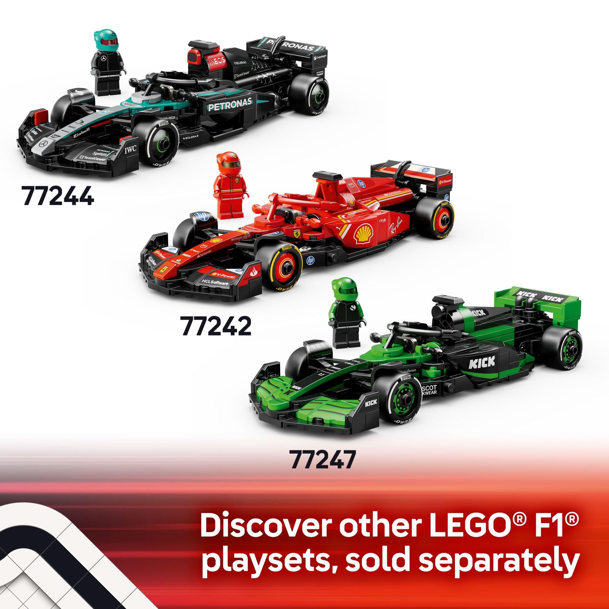 LEGO Speed Champions McLaren F1 Team MCL38 Race Car Building Set - 77251 Toy for Kids Ages 10+, Boys & Girls - Perfect Gift for F1 Fans & Birthday Presents - Build Your Own Formula 1 Model Car for Play & Display