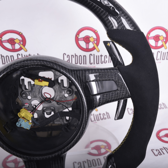 Custom Carbon Fiber Steering Wheel for 2012+ Porsche 991.1 - Lightweight Racing Style Steering Wheel for Enhanced Driving Experience | Perfect for Track Days & Performance Upgrades