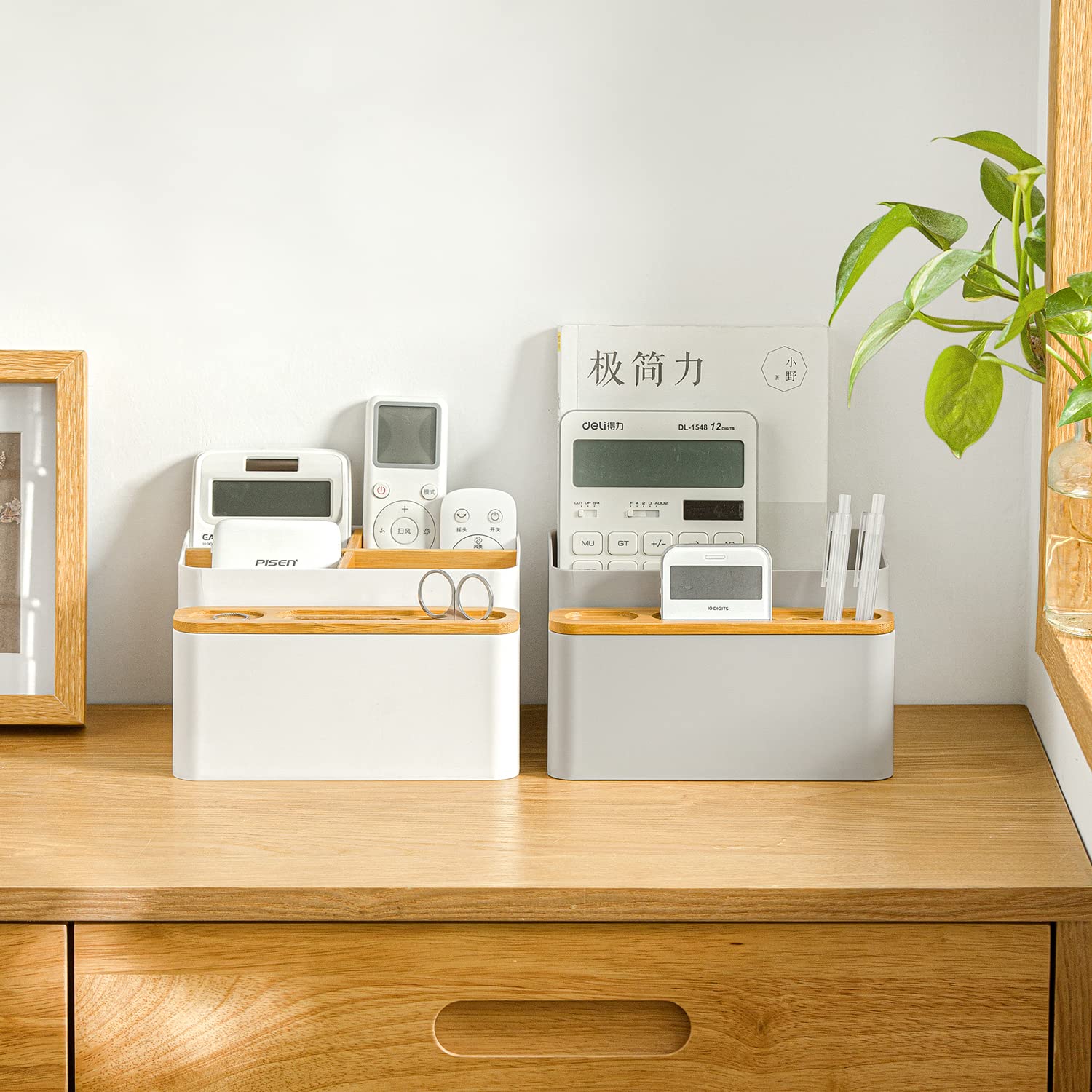 MORNITE 3-Tier Desktop Organizer Drawer - Remote Control Holder, Makeup Caddy, Office Supplies Storage for Home & Office - Perfect for Countertop, Desk, Vanity & Craft Room Organization