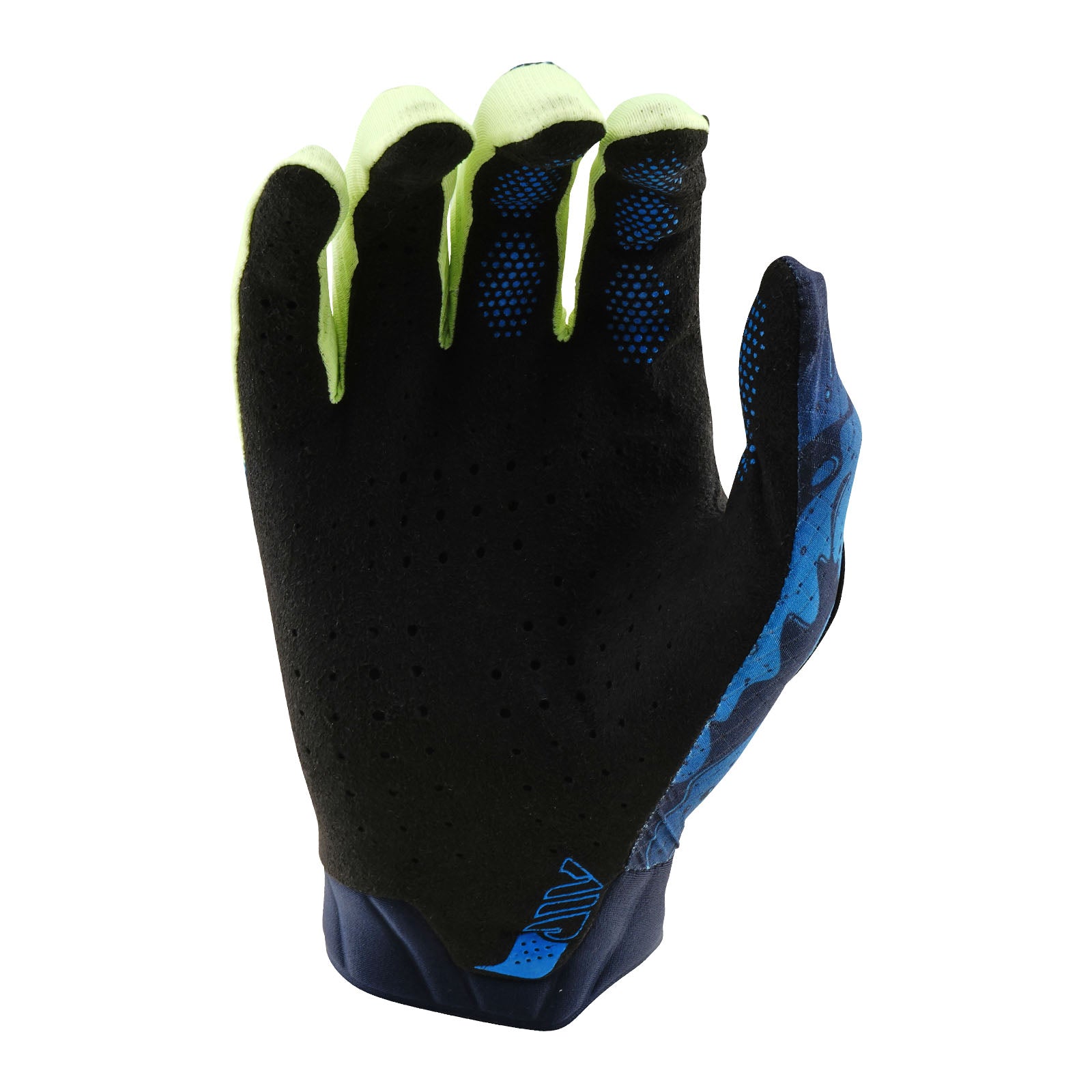 Youth Air Glove Drip Glo Yellow/Dark Navy - Breathable Sports Gloves for Basketball, Football & Outdoor Activities - Perfect for Training, Gym & Streetwear Fashion