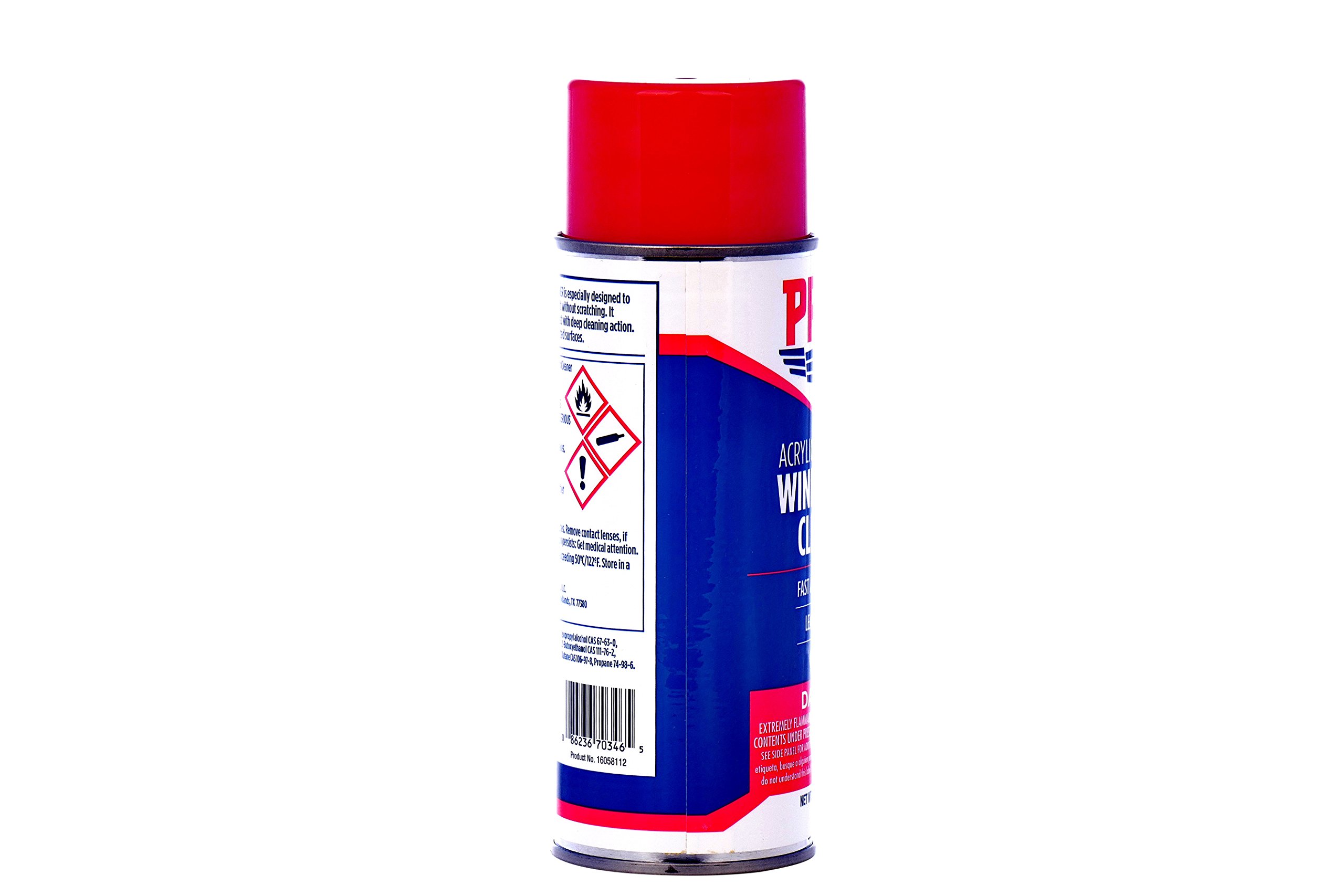 PRIST Premium Windshield Cleaner Aerosol Spray - Fast Streak-Free Cleaning for Car, Truck & Motorcycle Windows - Ideal for Road Trips & Winter Driving