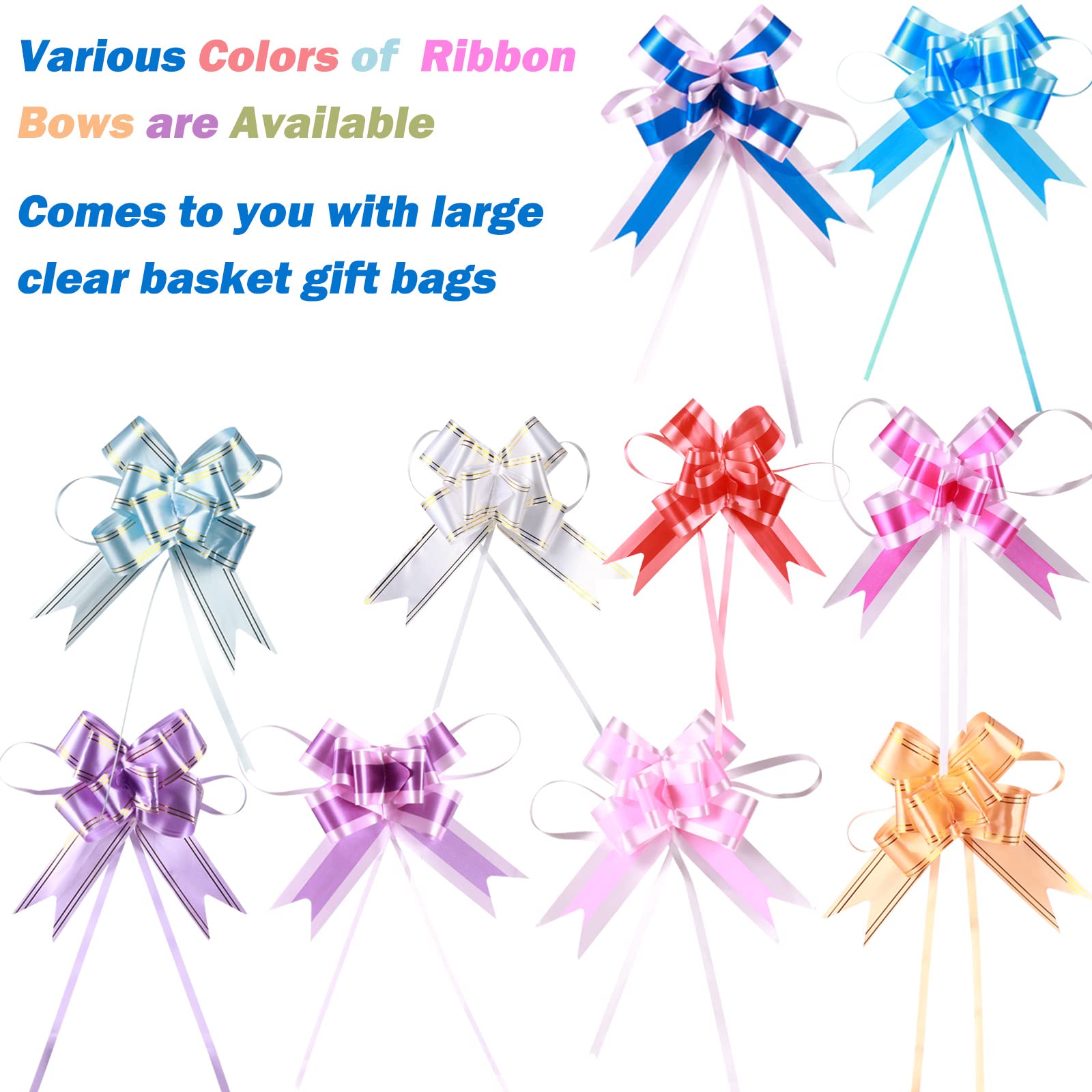 50 Pack Large Clear Cellophane Bags 24x30 for Gift Wrapping & Treats